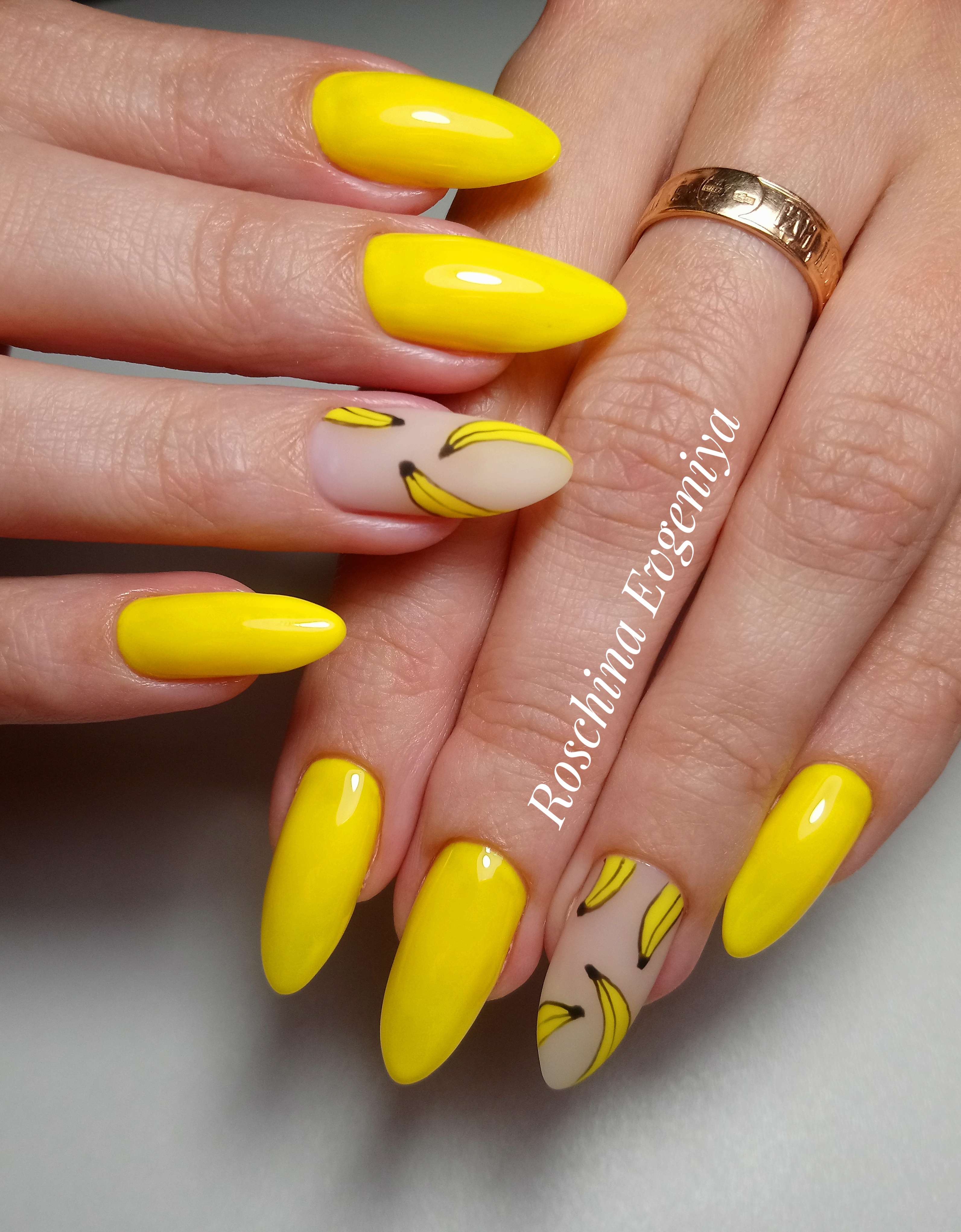 Желтый Дизайн Ногтей Фото Новинки