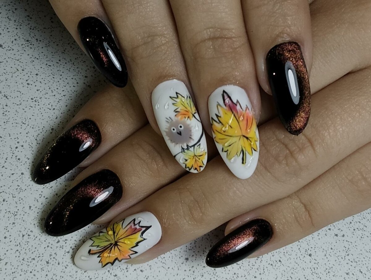 Дизайн ногтей осень