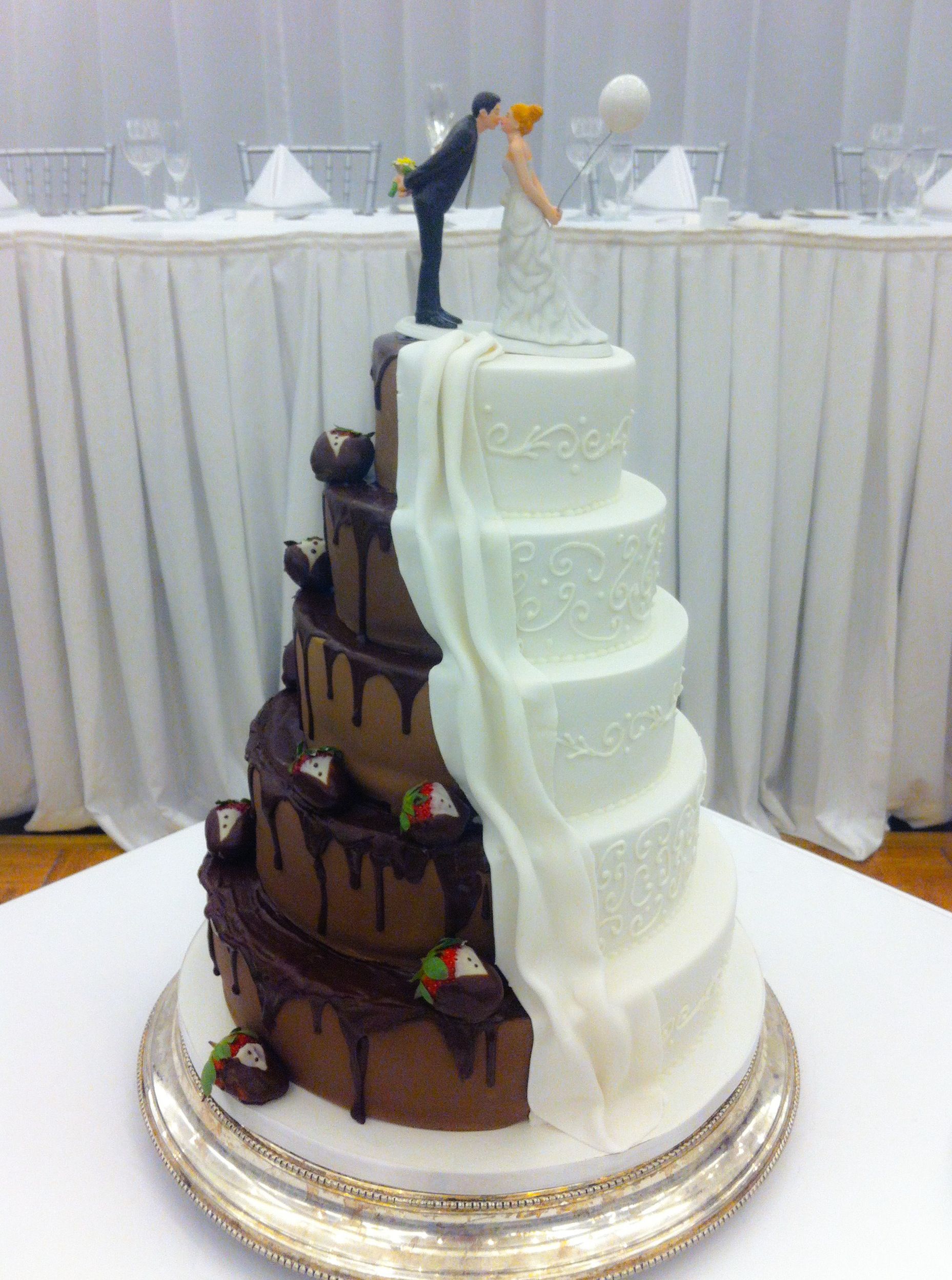 Торт свадебный современный креативный