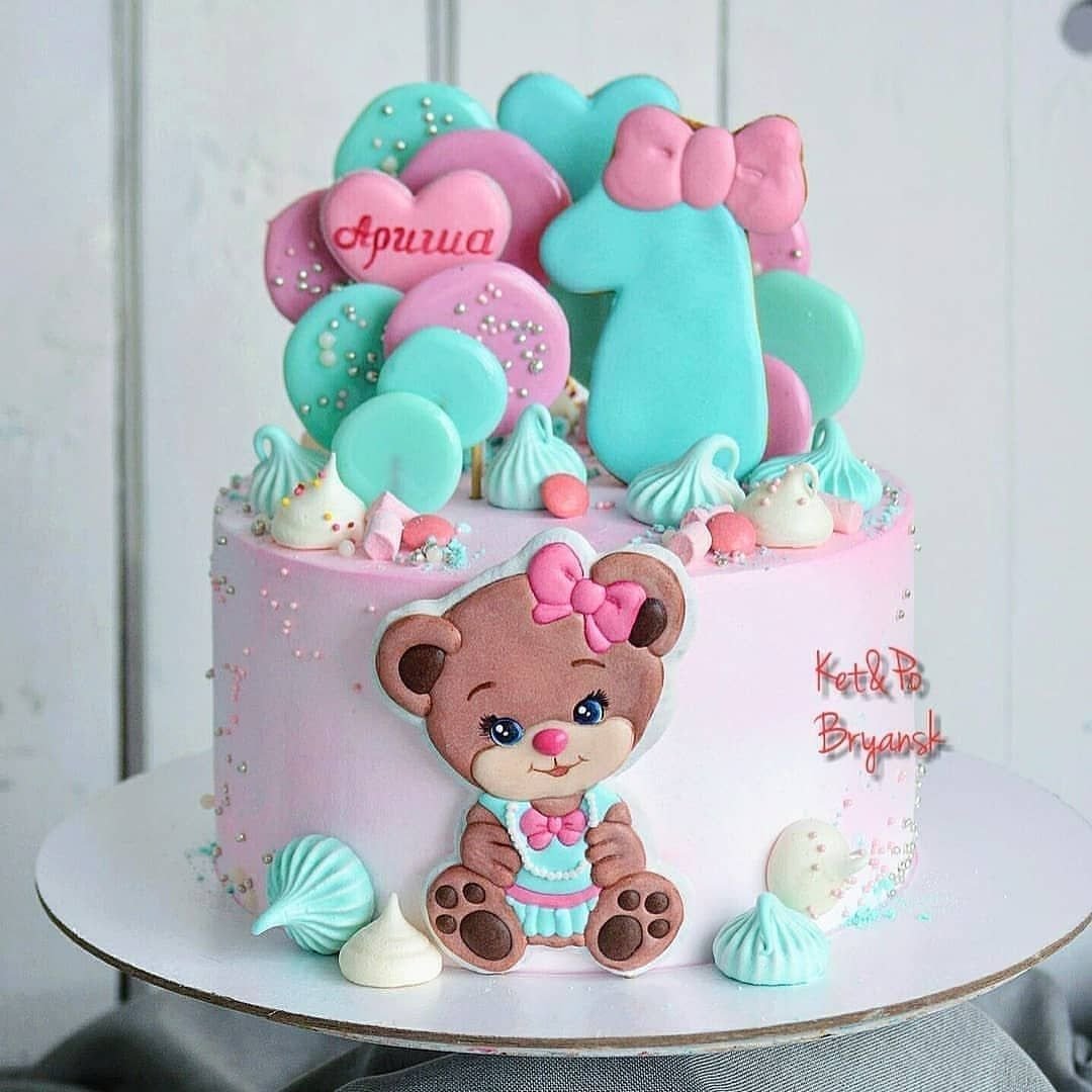 тортик на день рождения девочке 2 года