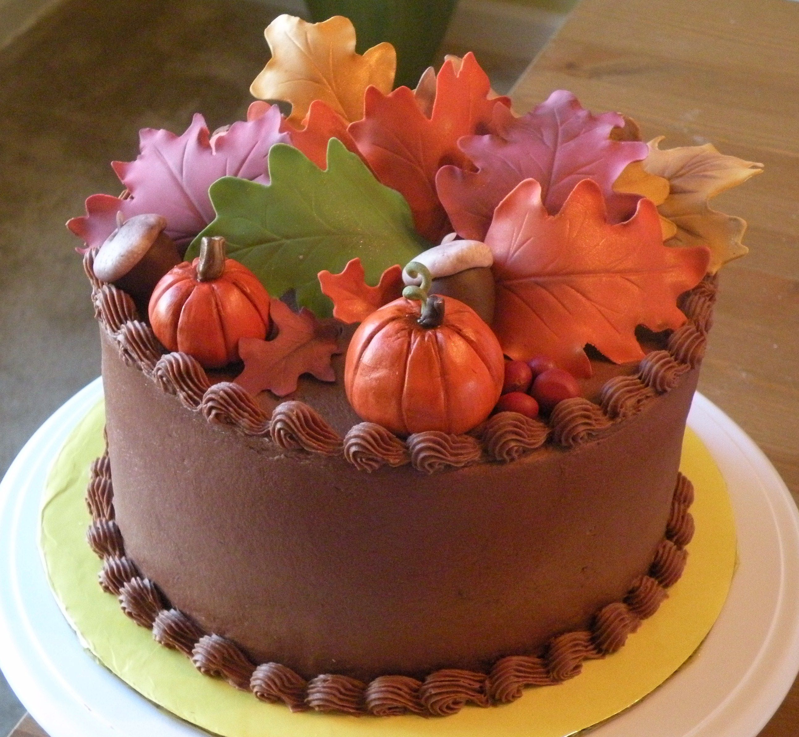Осенний Торт На День Рождения