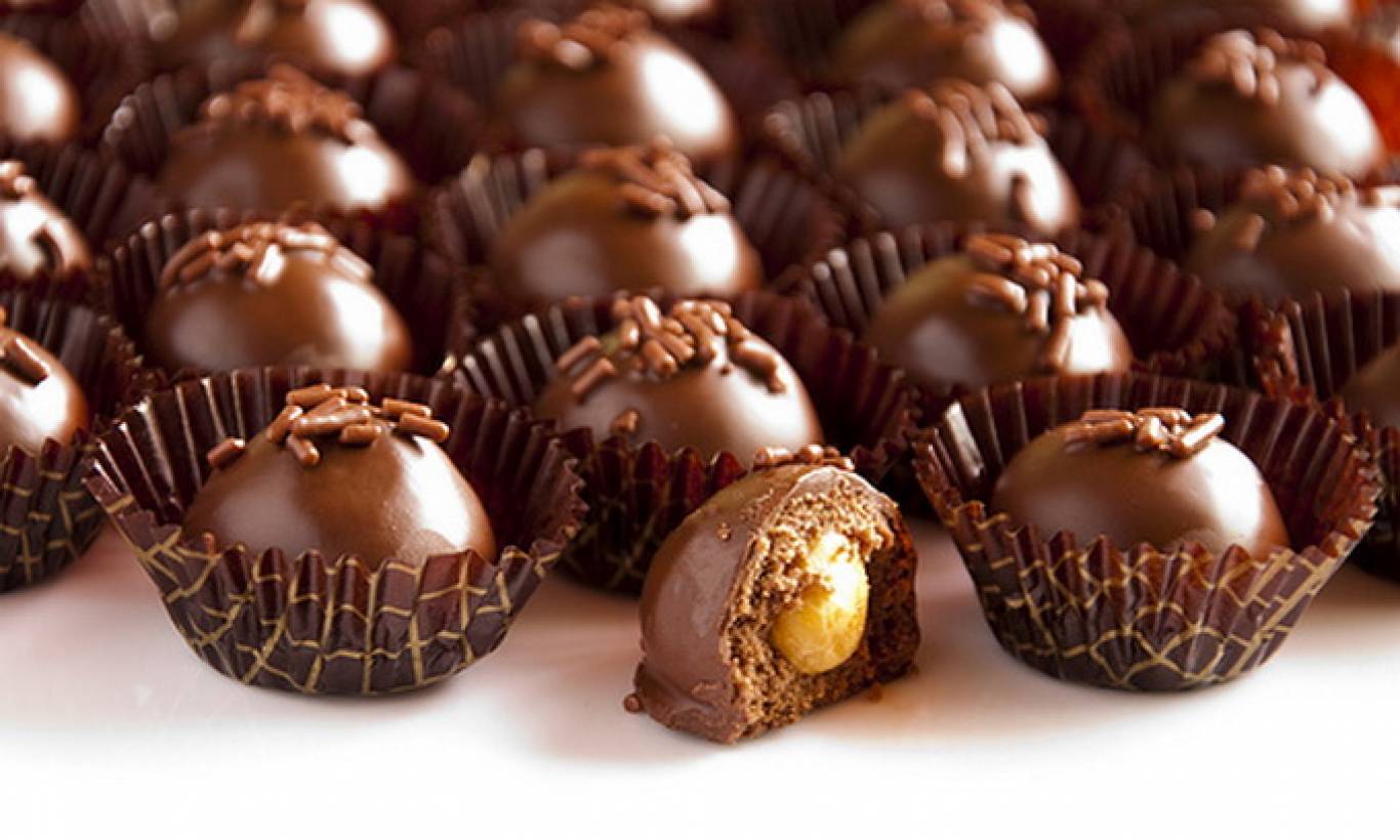 шоколадные конфеты фото с начинкой