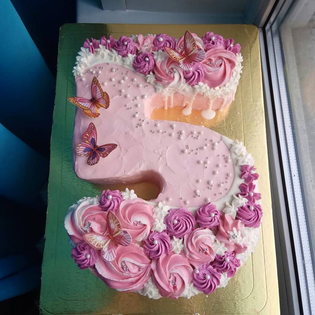 Торт для девочки 5 лет кремовый