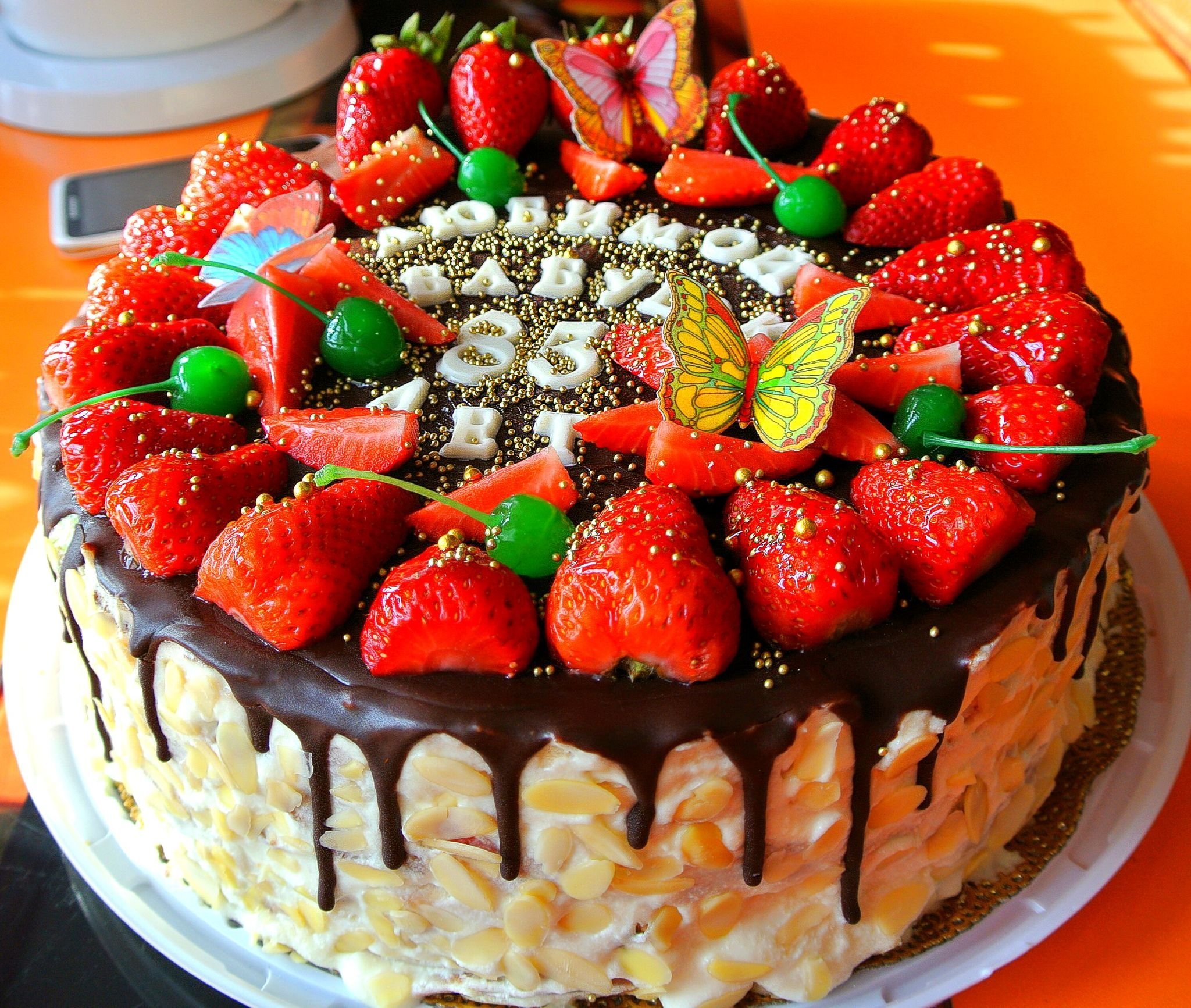красивые фото тортов с днем рождения