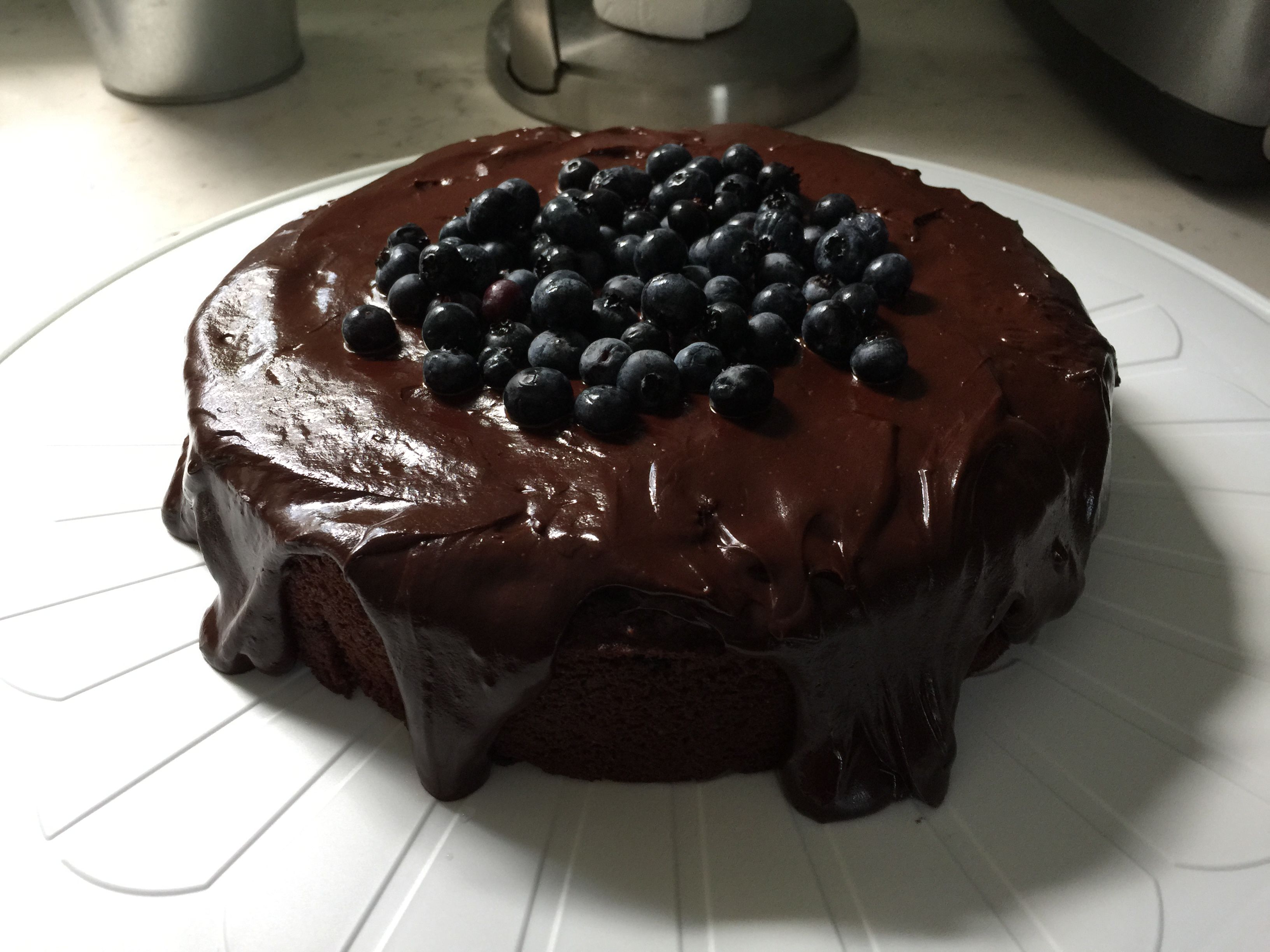 Торт черника шоколад