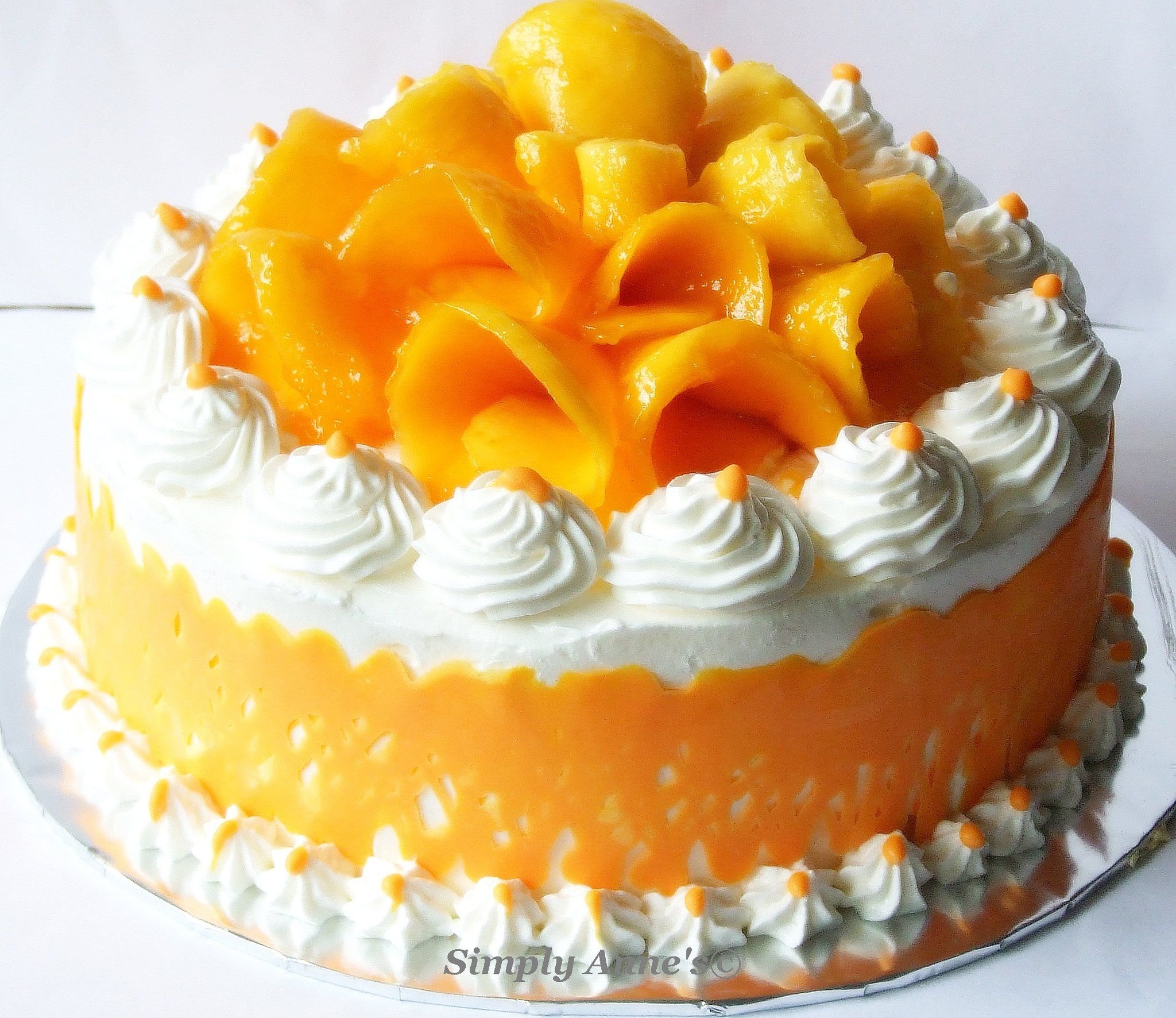 Торт манго апельсин