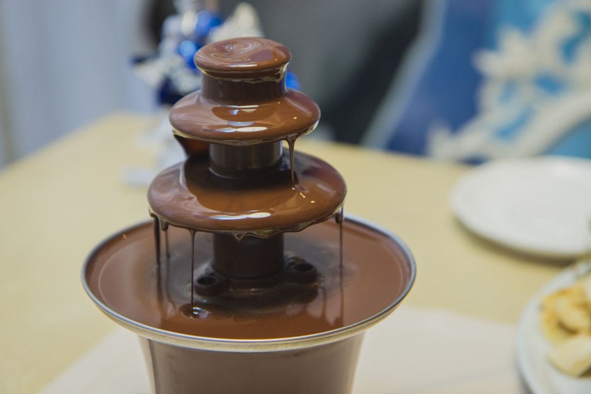 Шоколадный фонтан рецепты с молочным шоколадом
