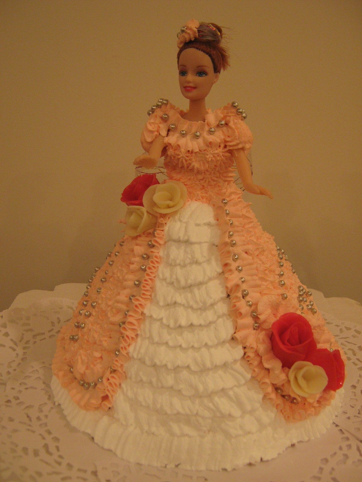 Торт кукла Барби мастер класс