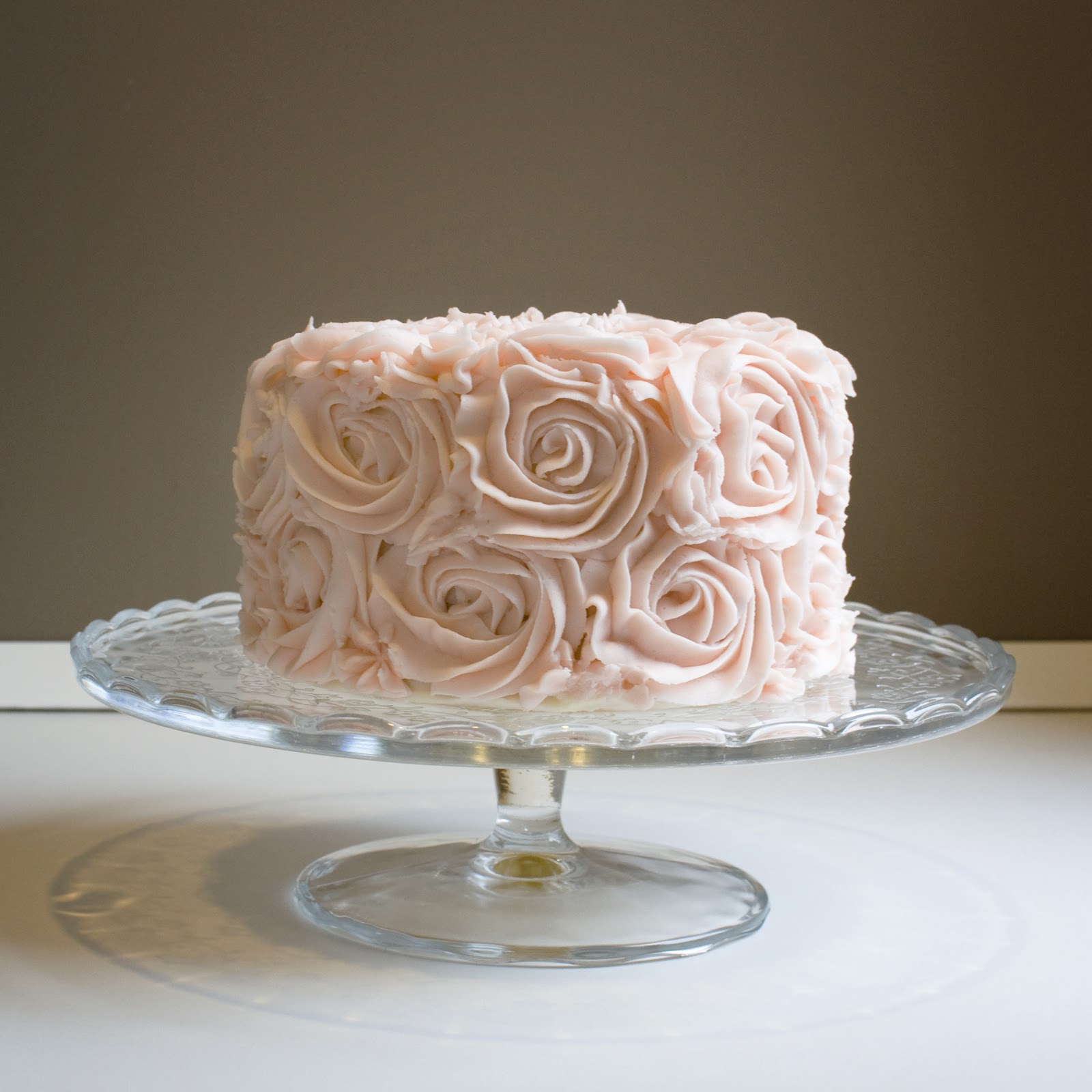 Торт свадебный одноярусный из крема