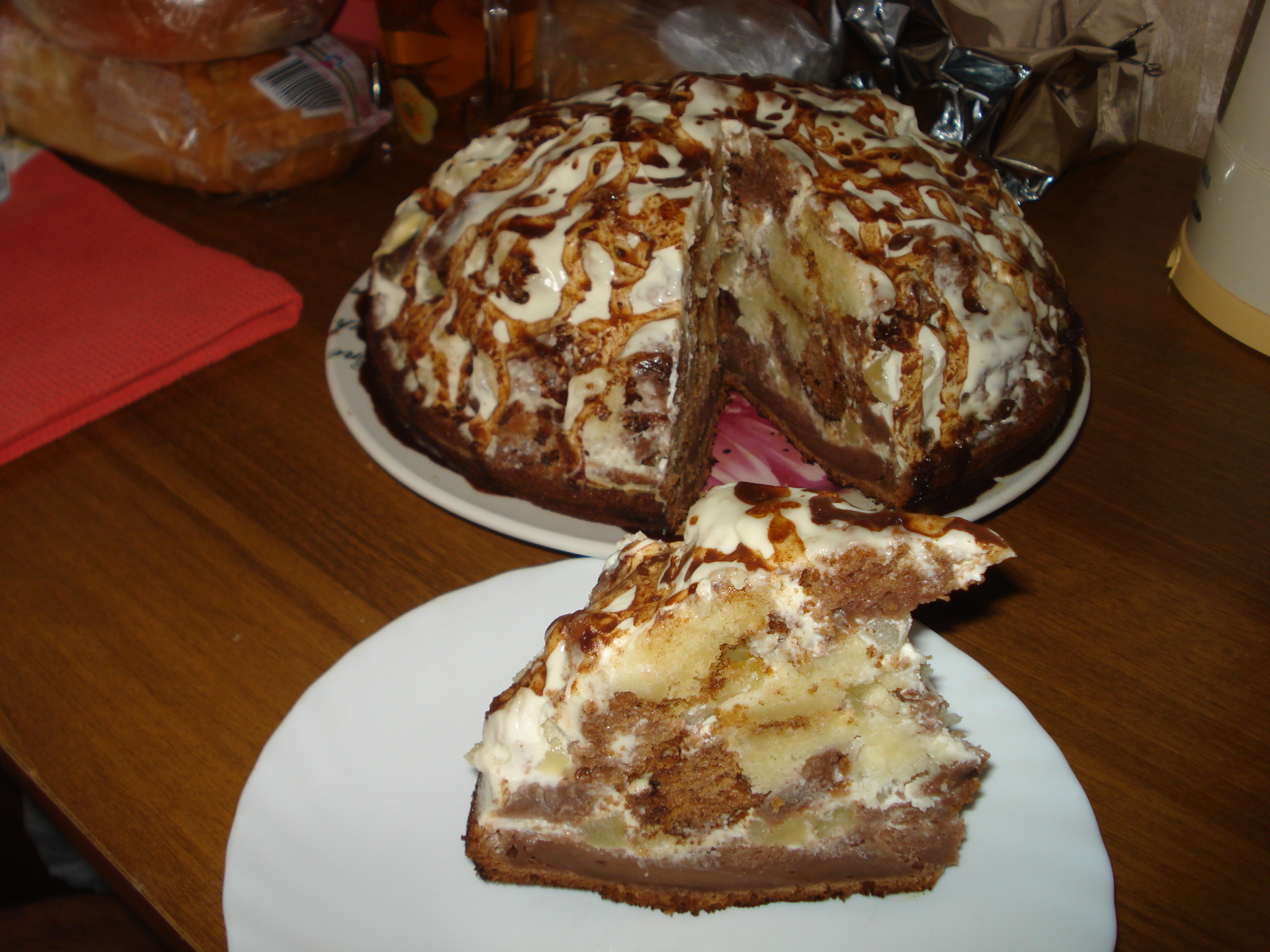 Торт сметанный Санчо Панчо