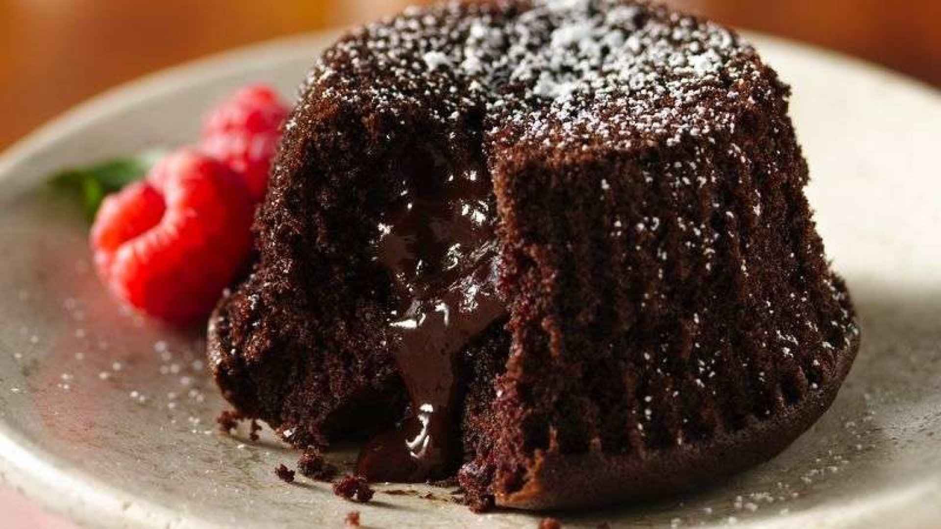 Торт шоколадный фондан