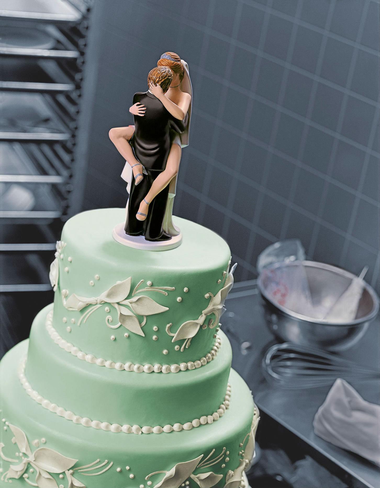 Креативный свадебный торт