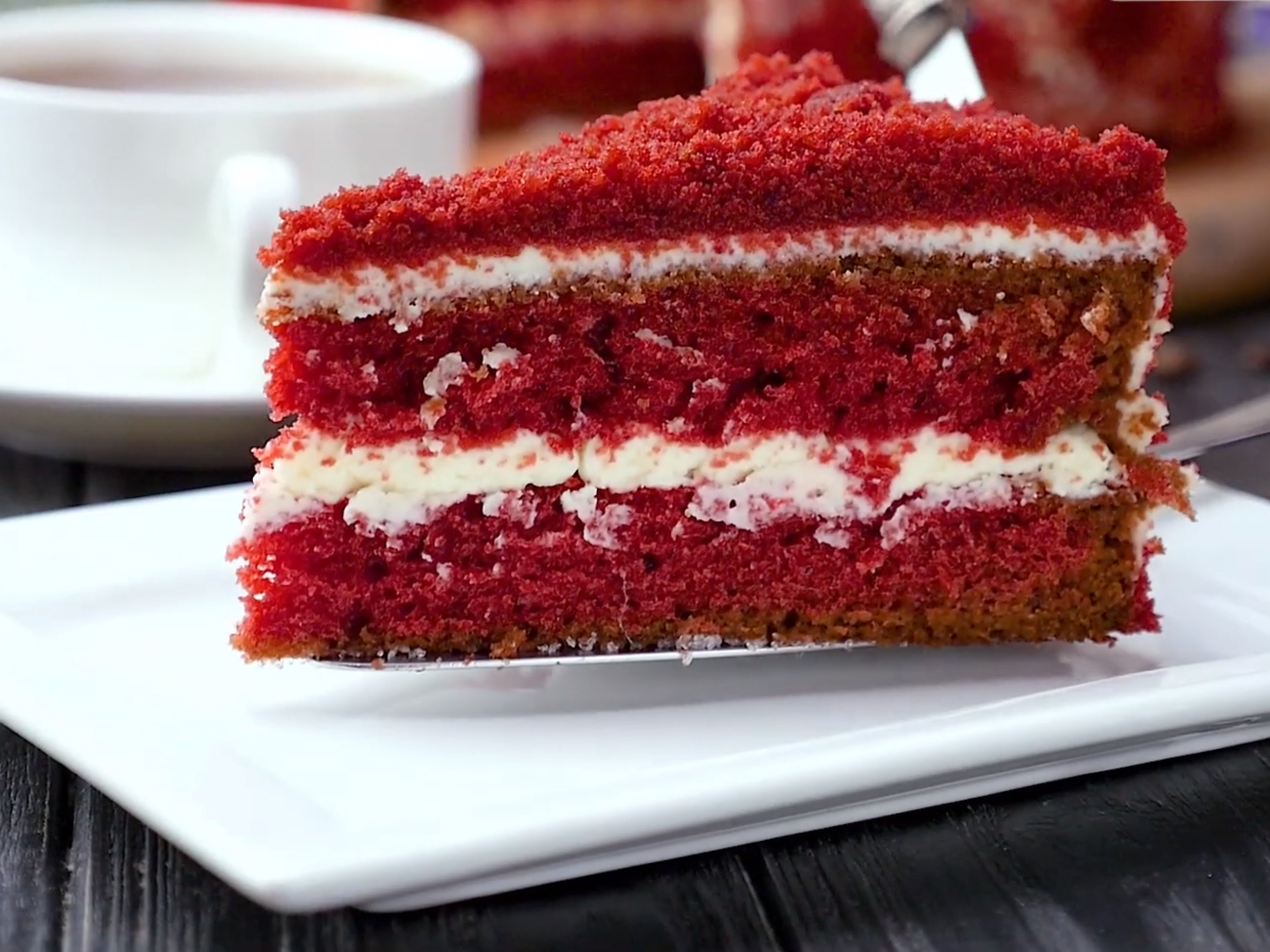 Как сделать торт красный бархат в домашних условиях с фото пошагово