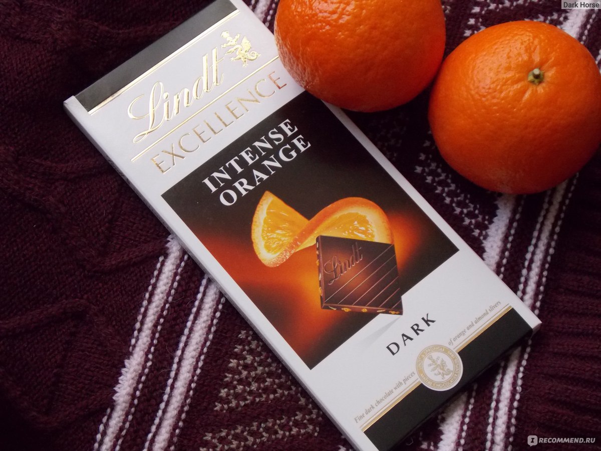 Шоколадку Lindt апельсин
