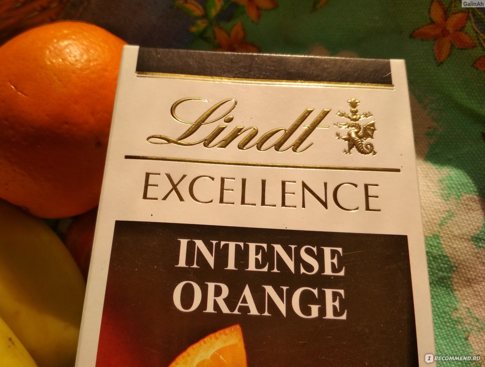 Шоколад Линдт с апельсином