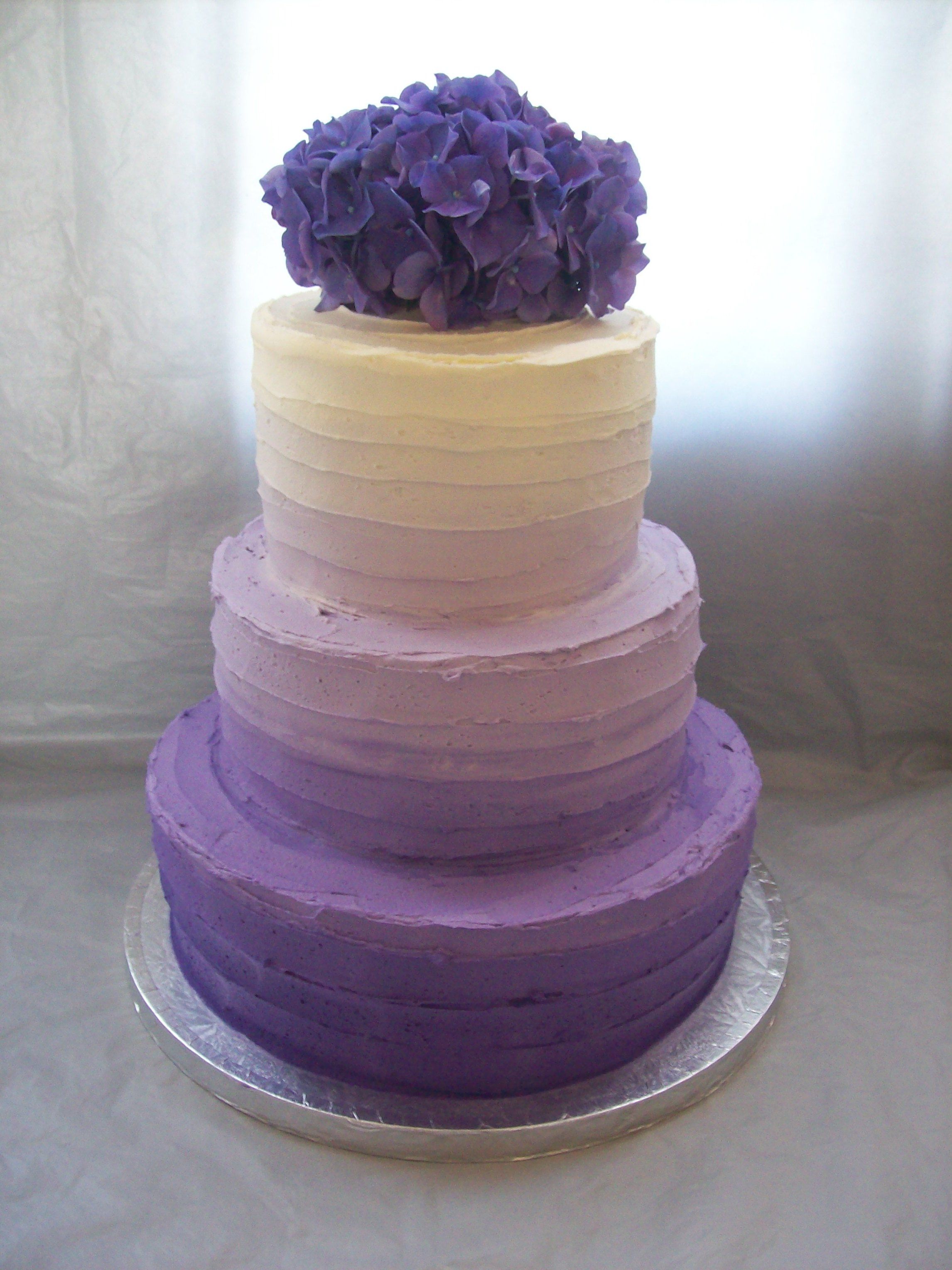 Торт С Фиолетовыми Цветами