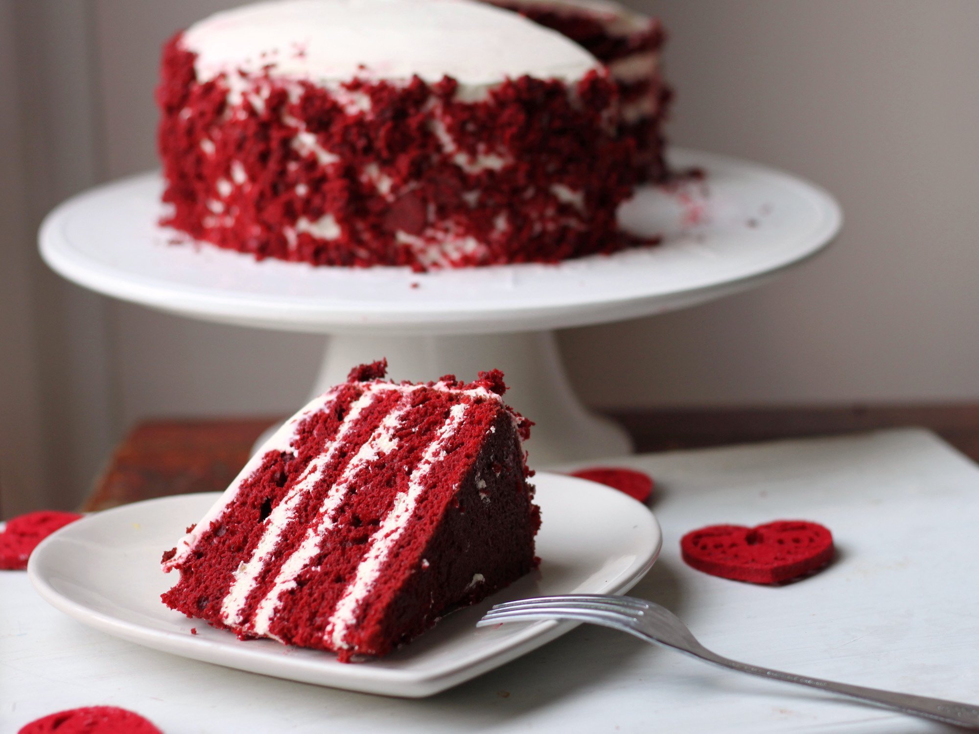 Квадратный торт красный бархат (71 фото) .