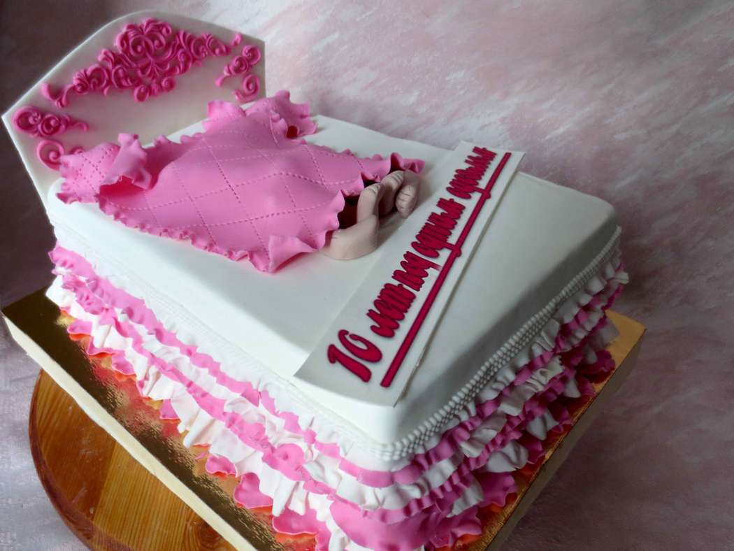 Торт на 10 лет свадьбы фото без мастики на