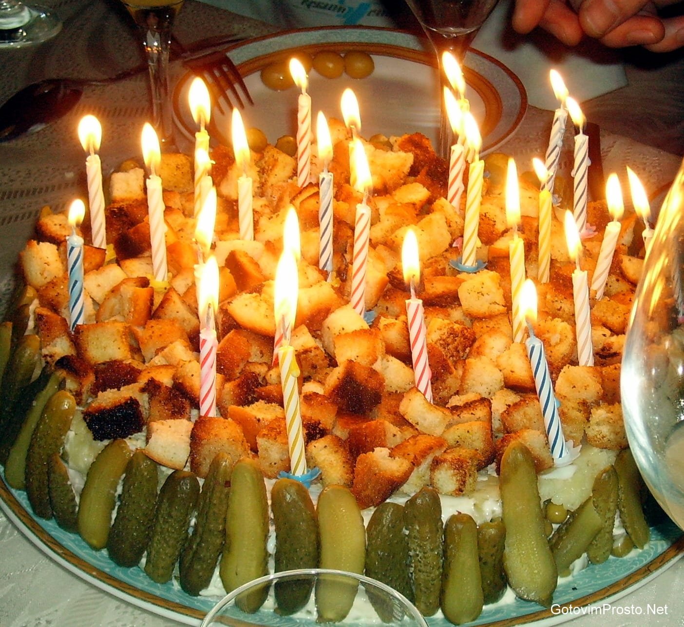 Вместо торта на день рождения