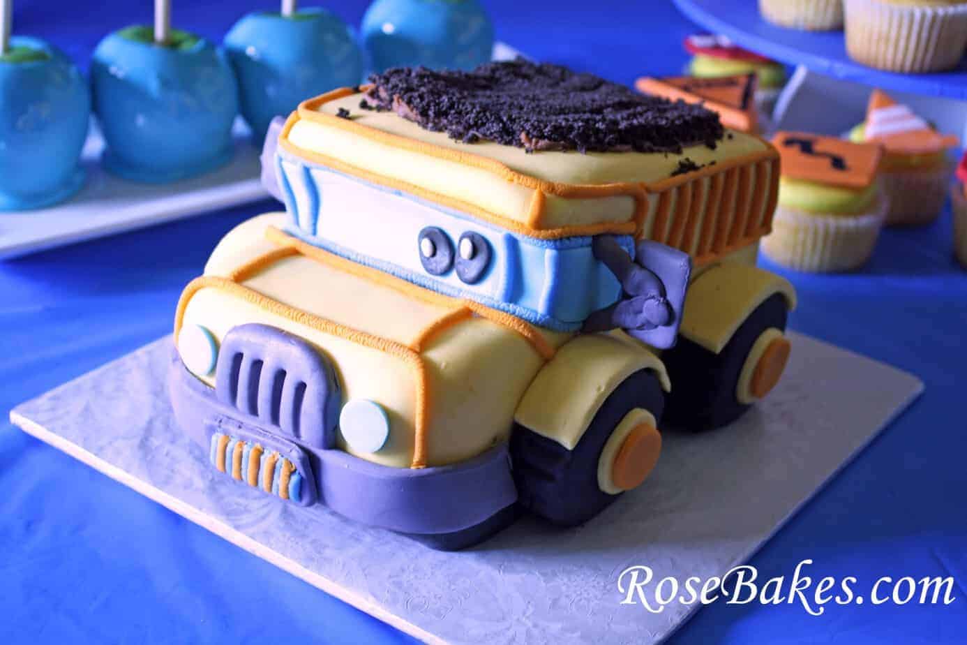 Торт машины помощники для мальчика