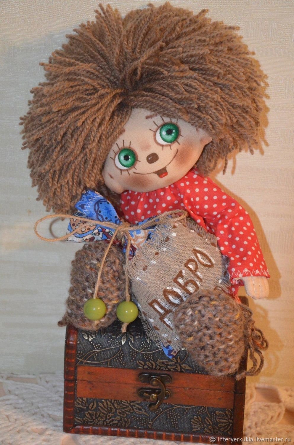 Народная кукла домовёнок Кузька