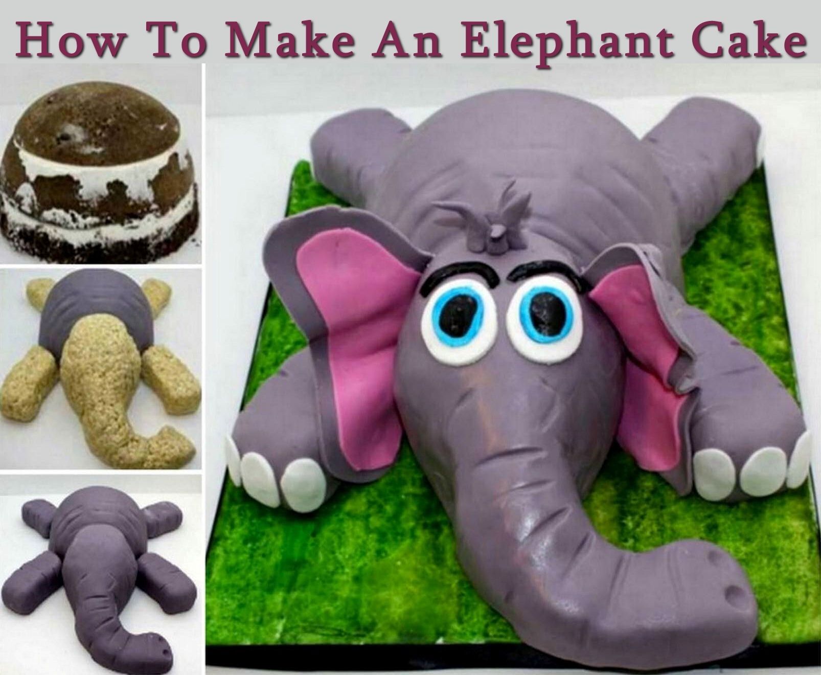 Торт в виде слоника