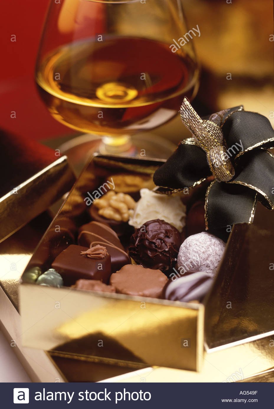 Шоколадные конфеты с коньяком