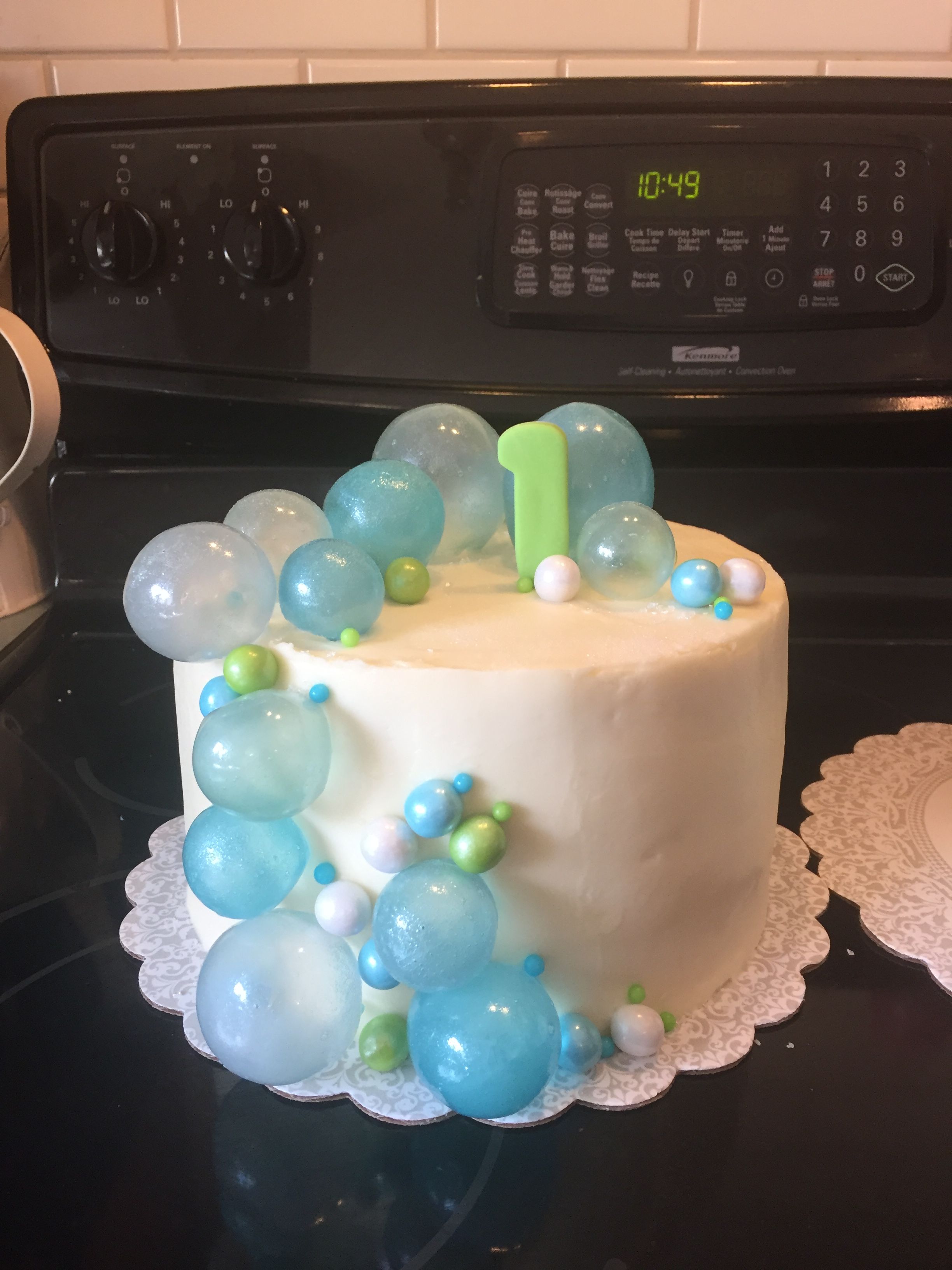 Торт мыльные пузыри