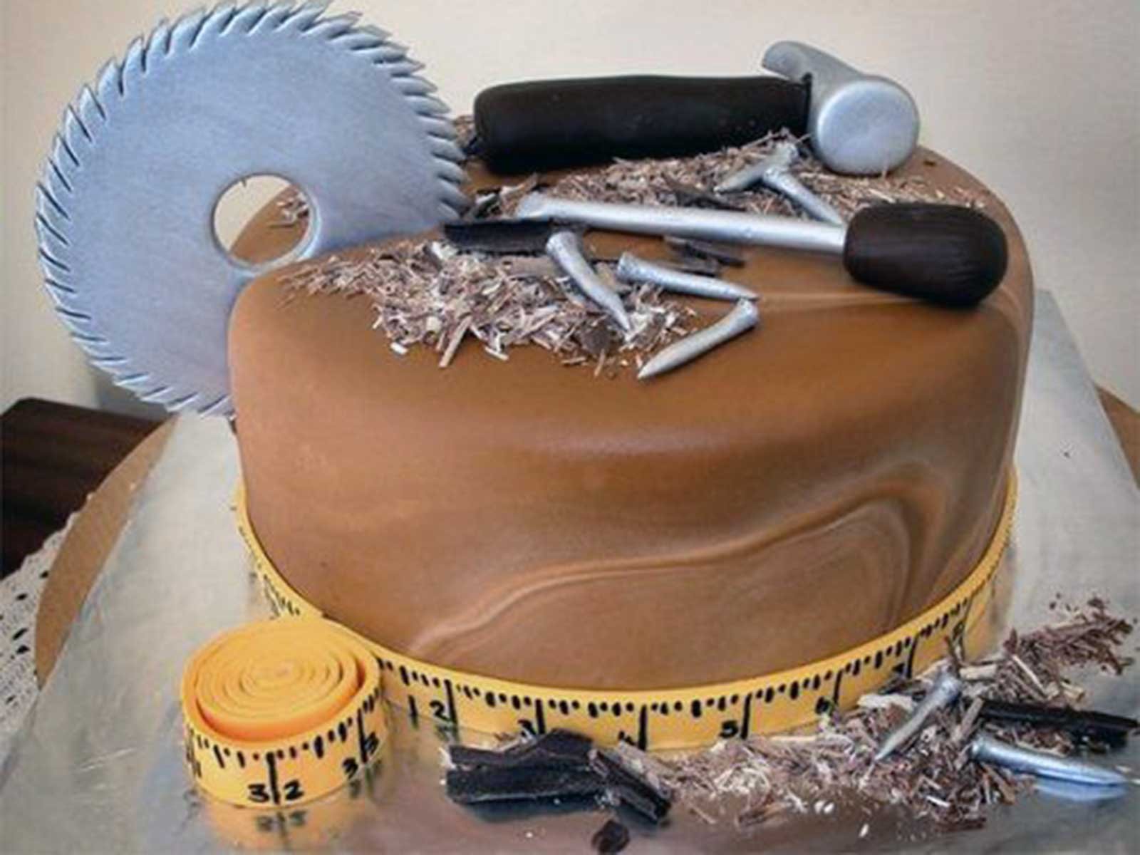 Торт с мастикой для мужчины