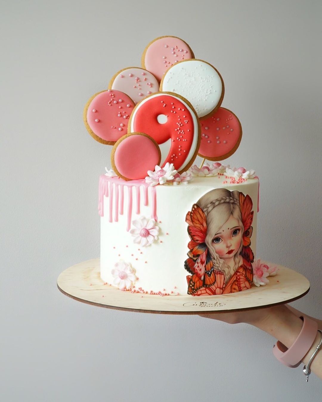 Стильный торт для девочки 10 лет