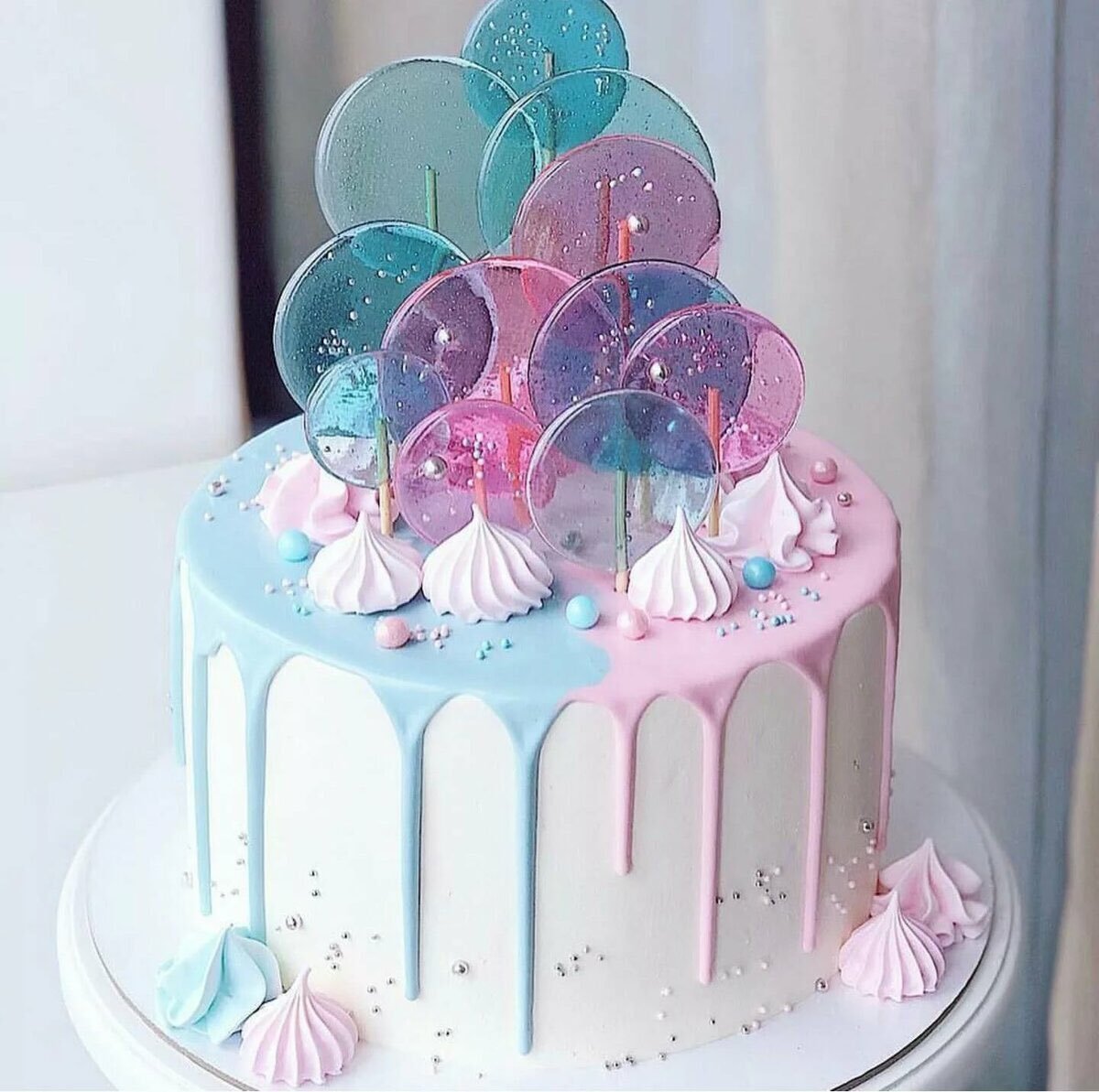 торт на день рождения девочке 6 лет - 6093780