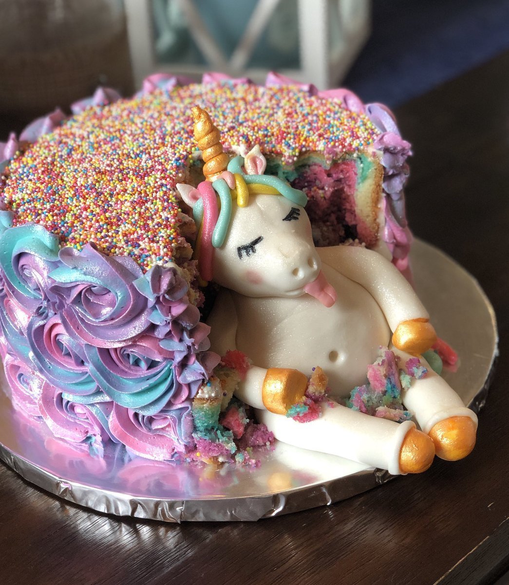 торт единорожка для девочки 6 лет фото