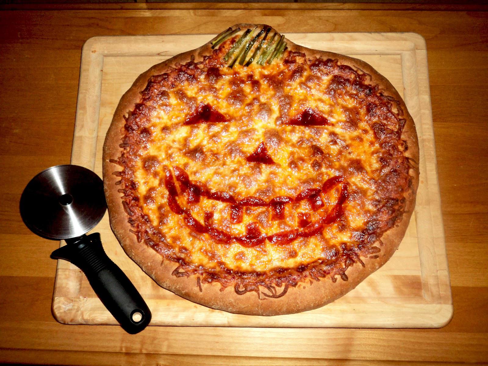 Пицца на Хэллоуин