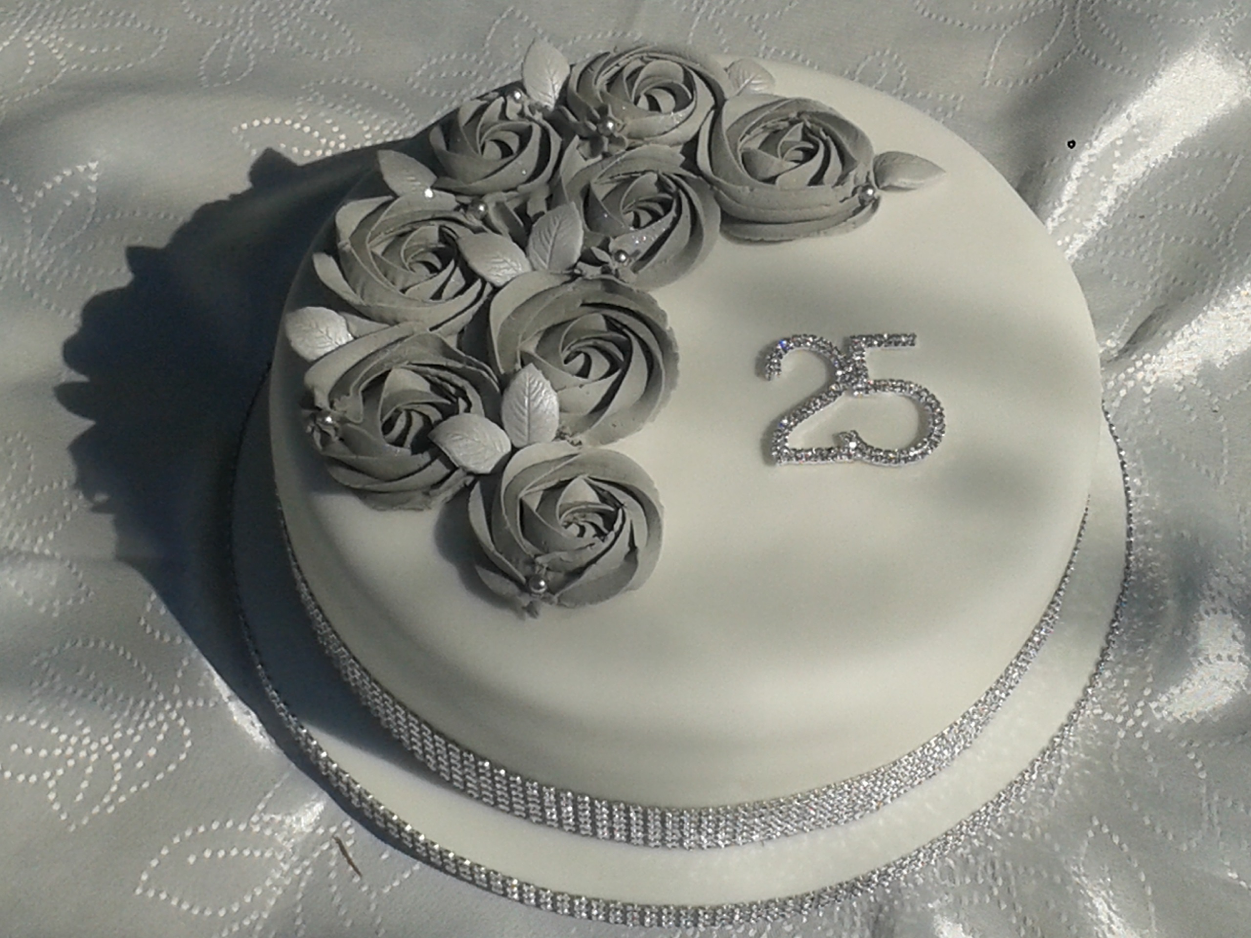 Торт на Серебрен свадьбу