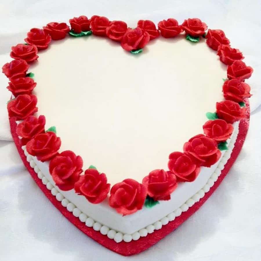 Тортик в форме сердца