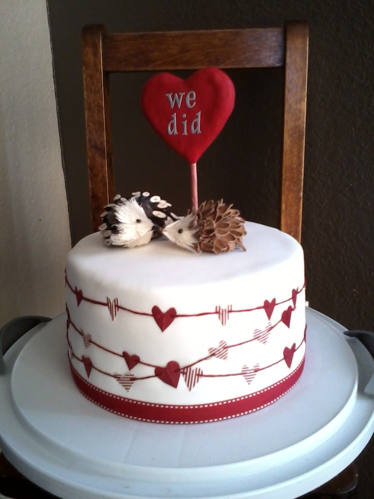 торт на год свадьбы фото