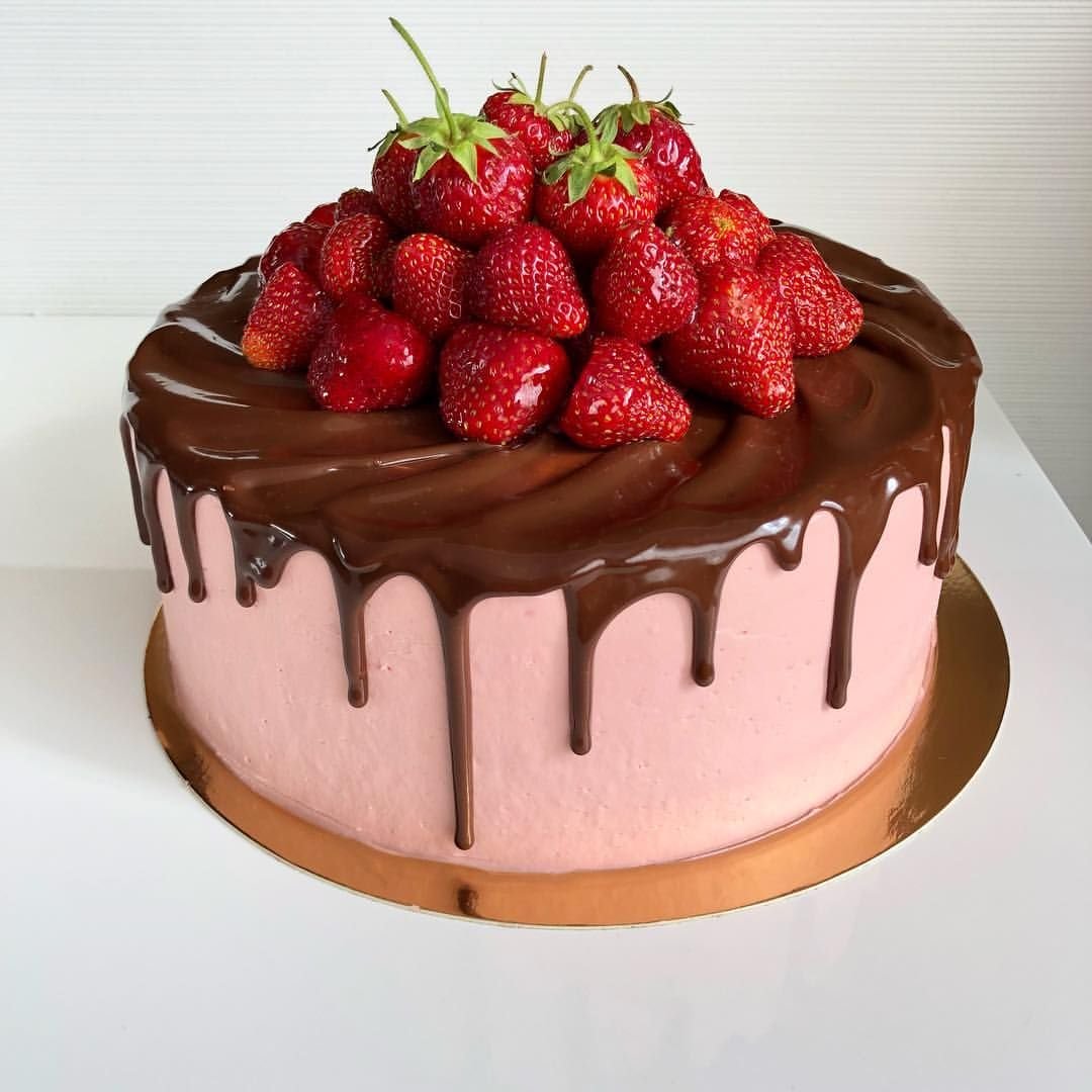 Торт Клубничный Шоколадный