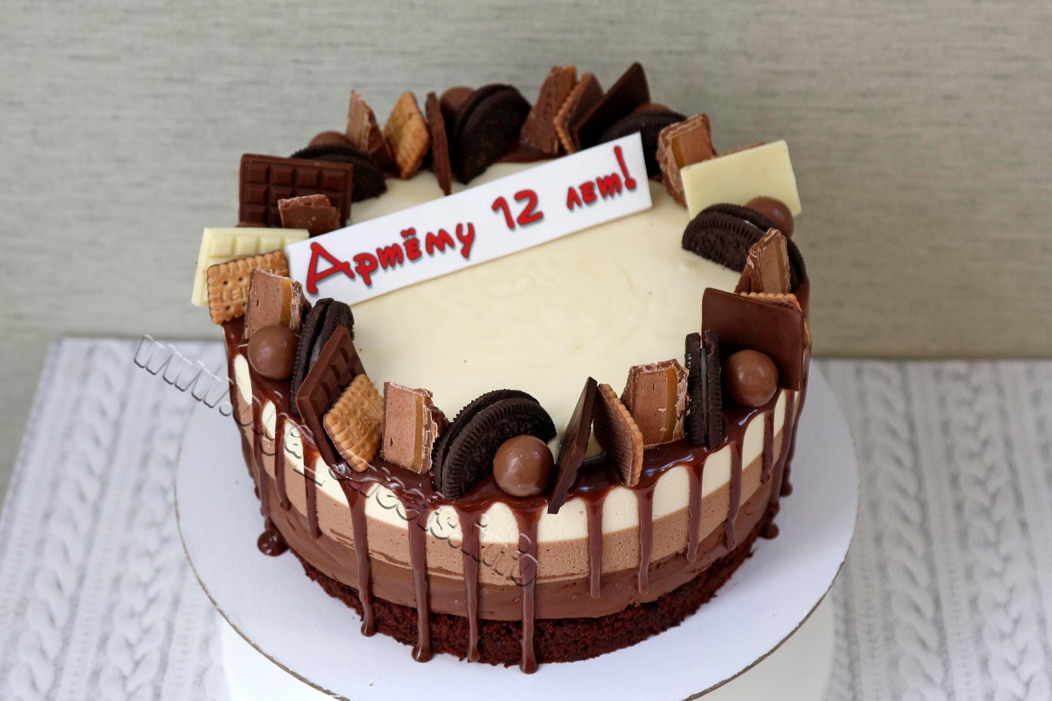 Шоколадный торт для мальчика 12 лет