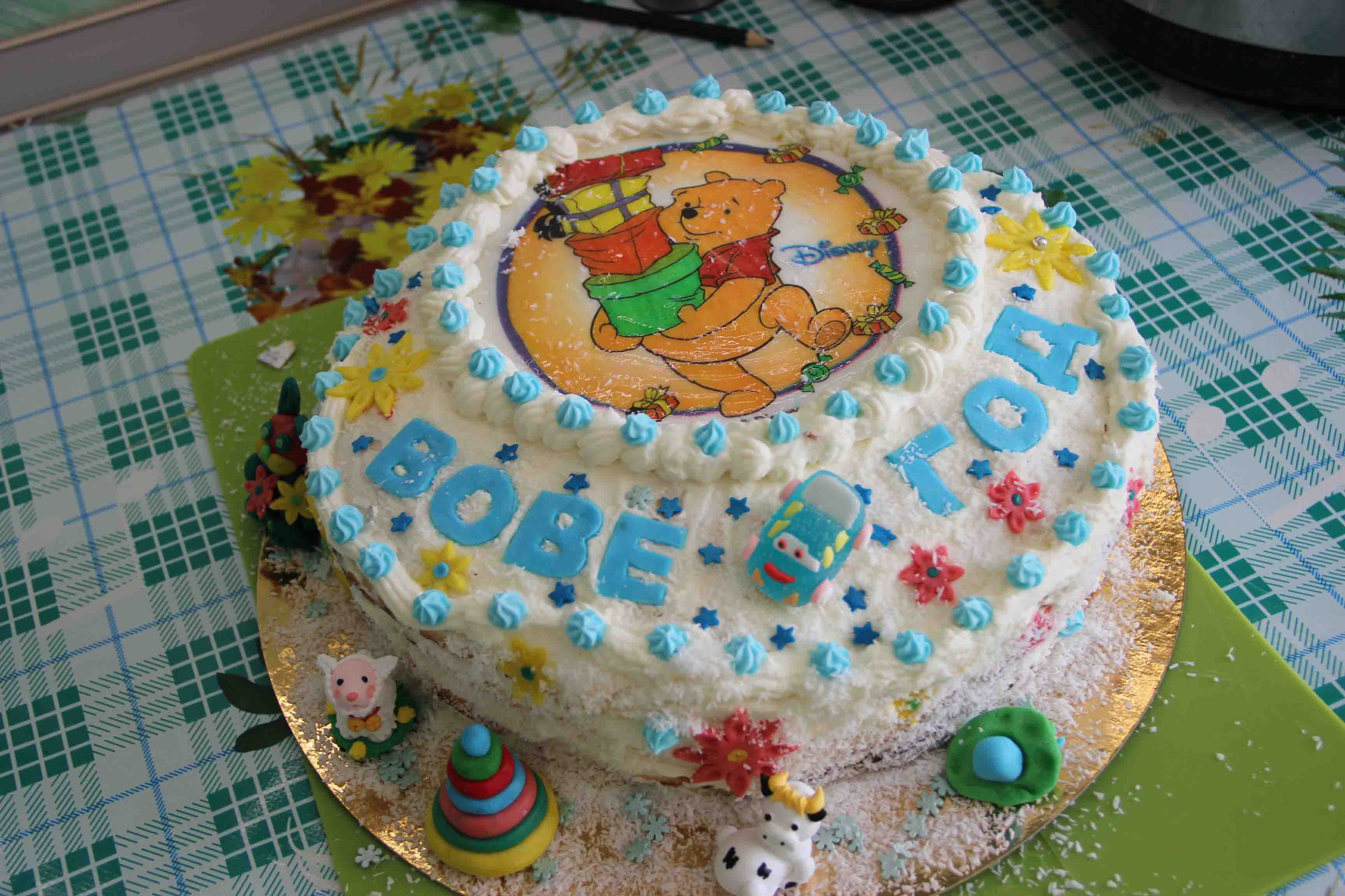 Торт на 1 год мальчику