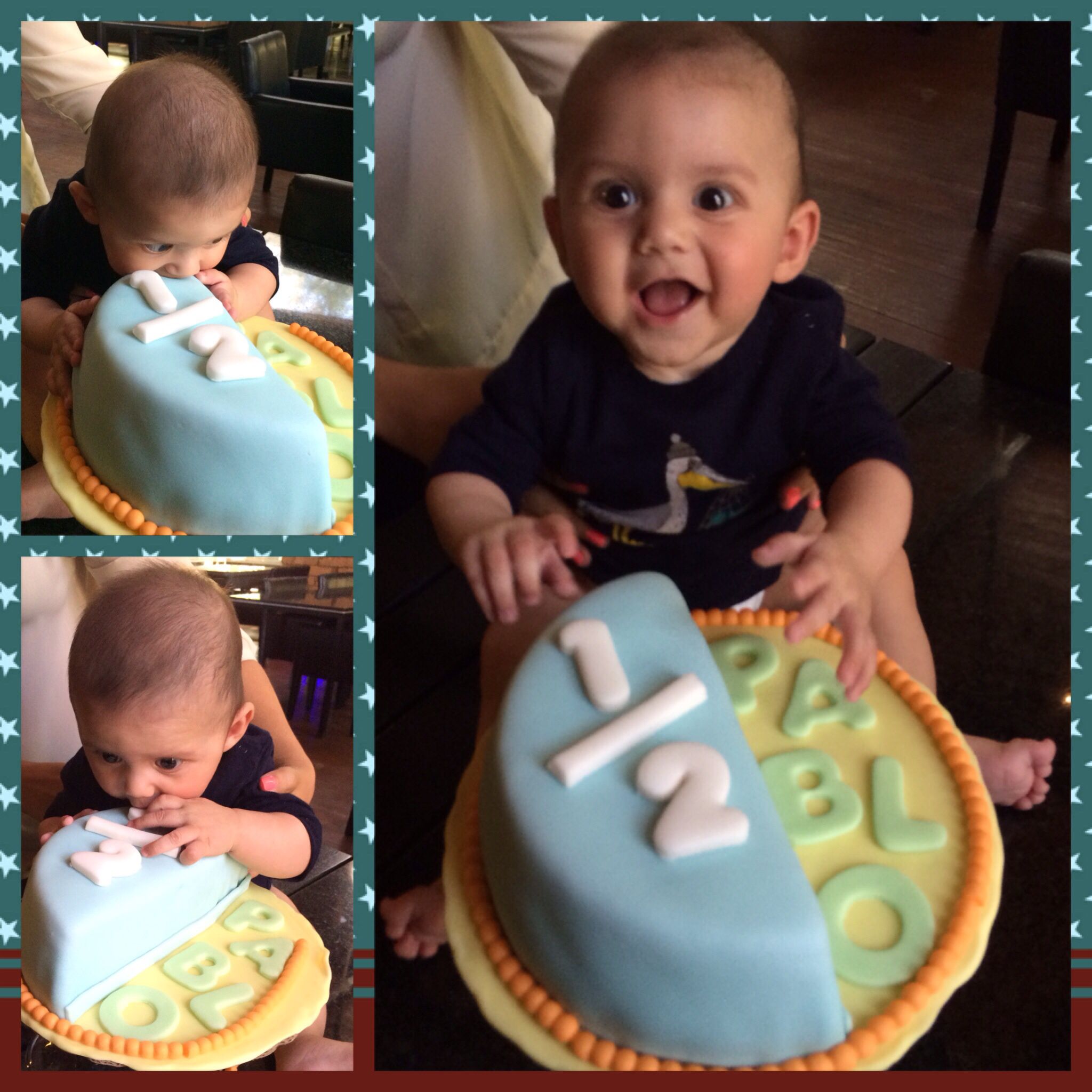 Детский торт на полгода мальчику