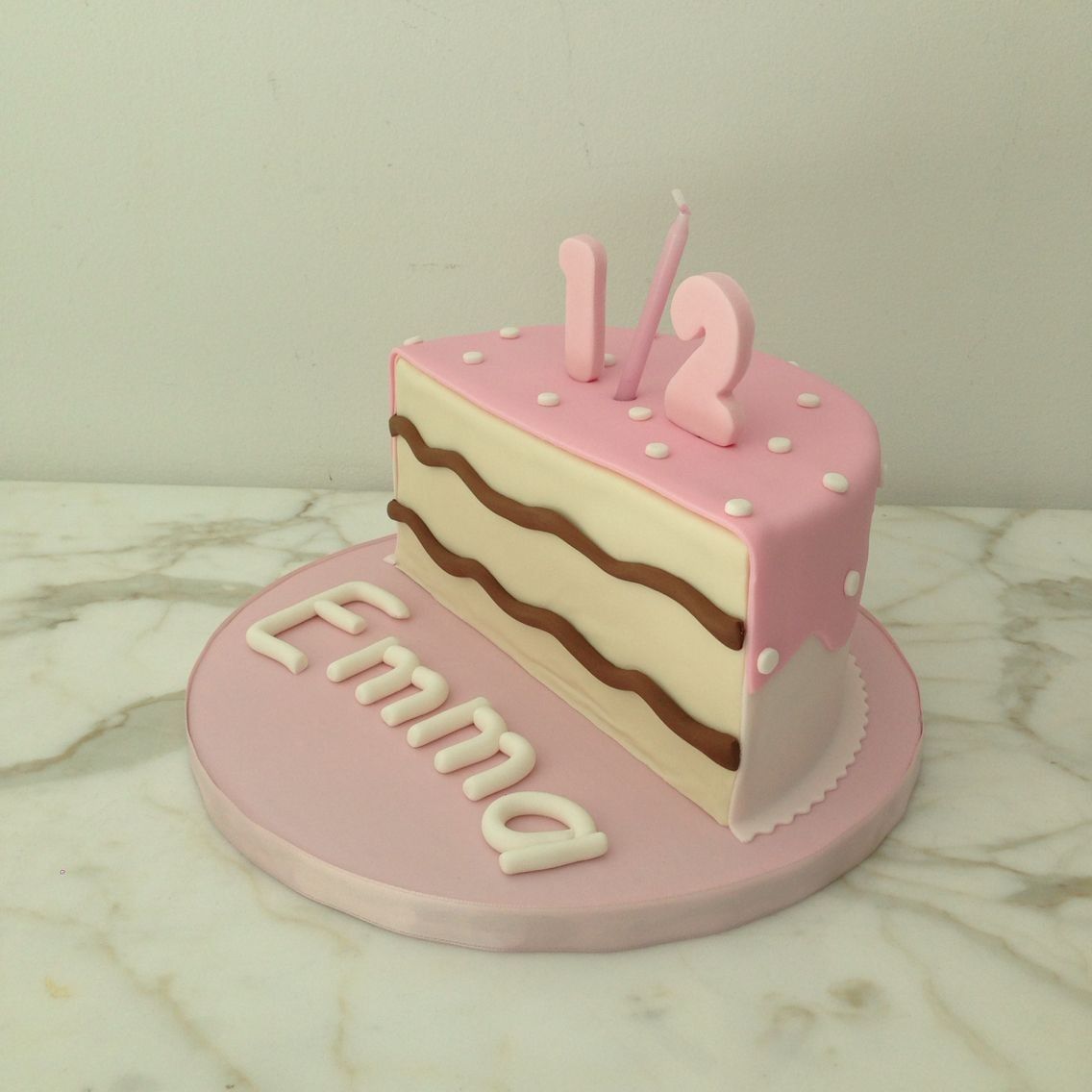 Декор торта на 6 месяцев девочке