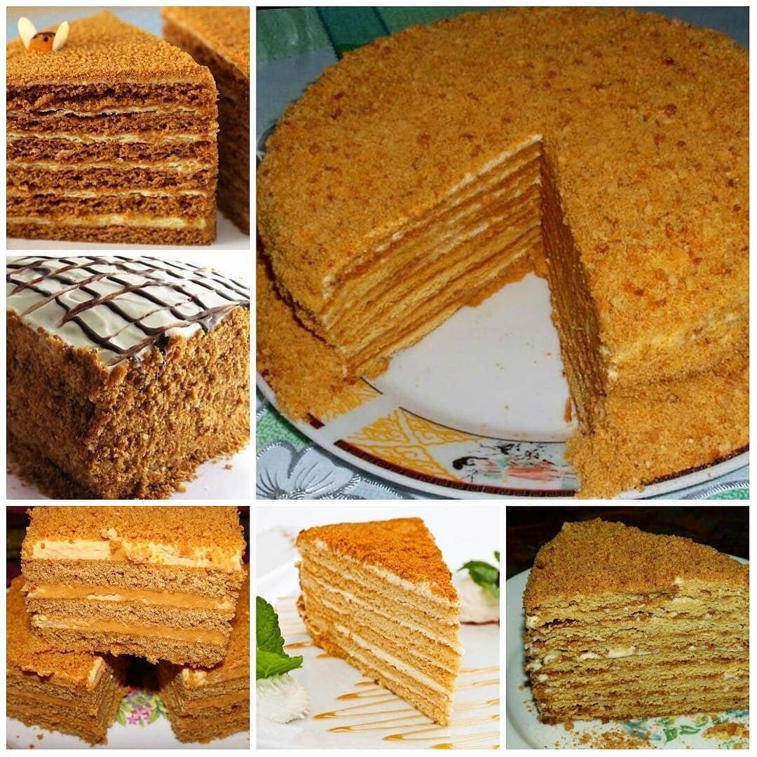 Торт медовик рецепт с фото пошагово с фото
