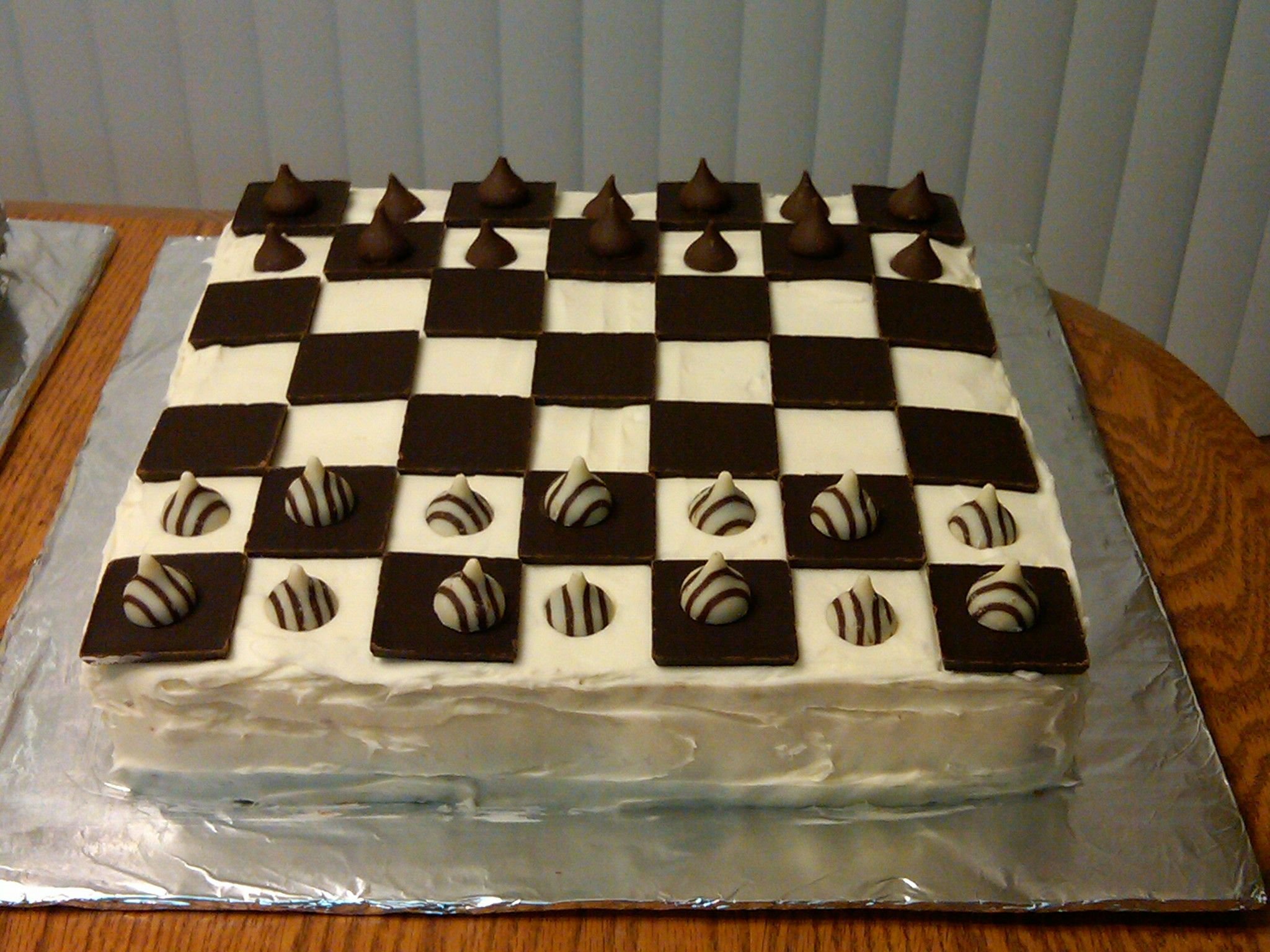 Торт с шахматами для мальчика