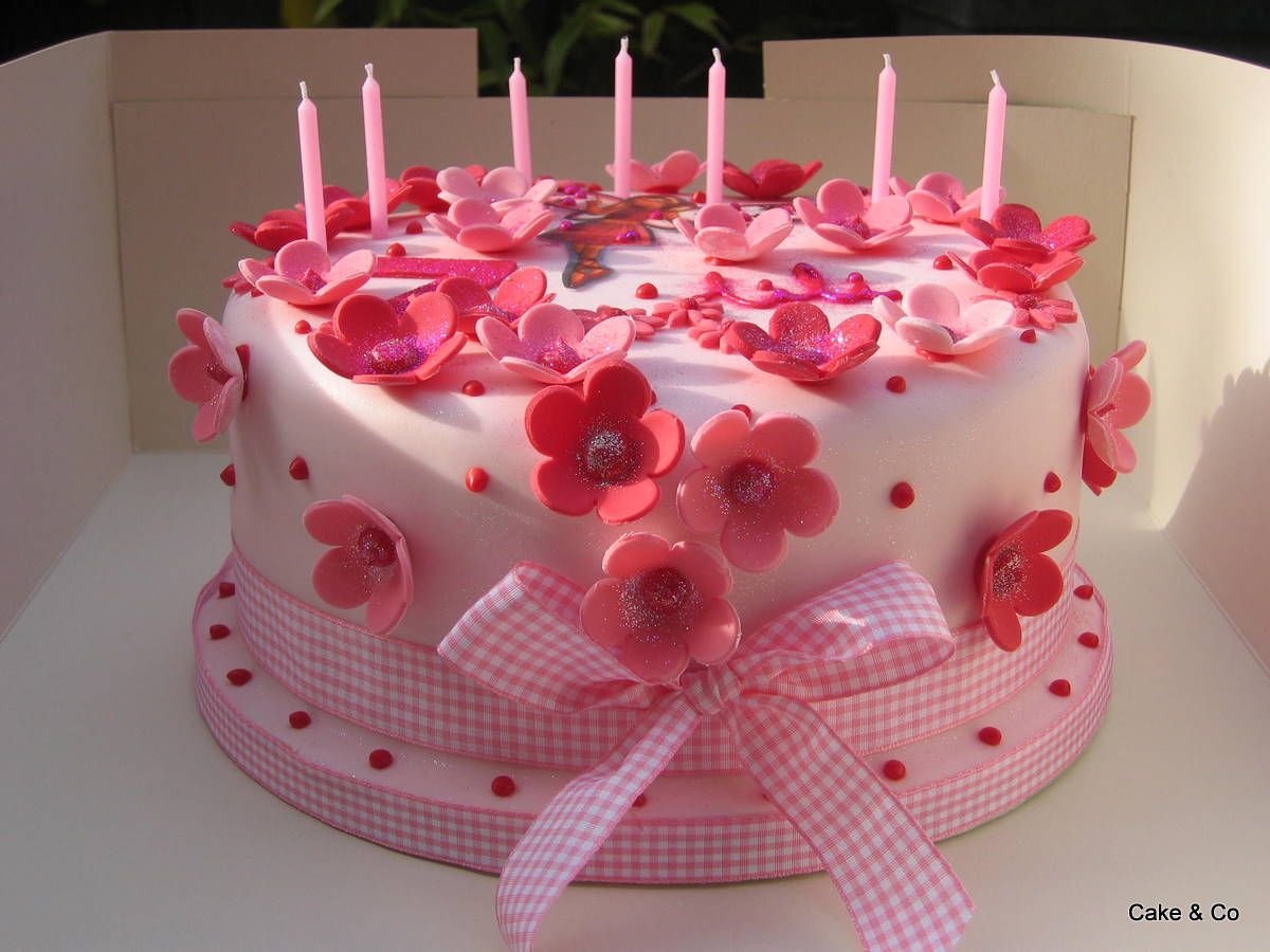 картинки тортов на день рождения для девочек