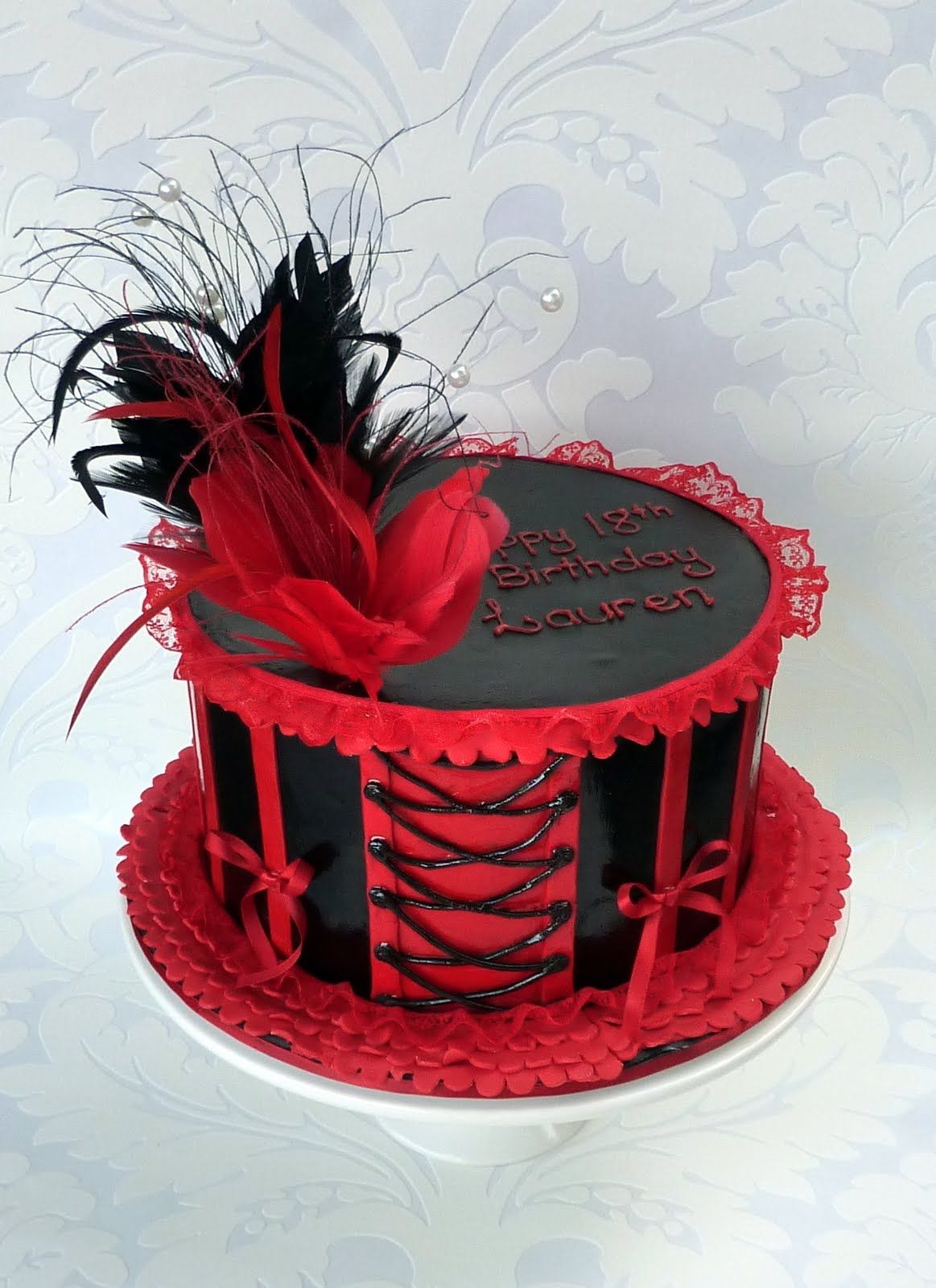 Черно Красный Торт