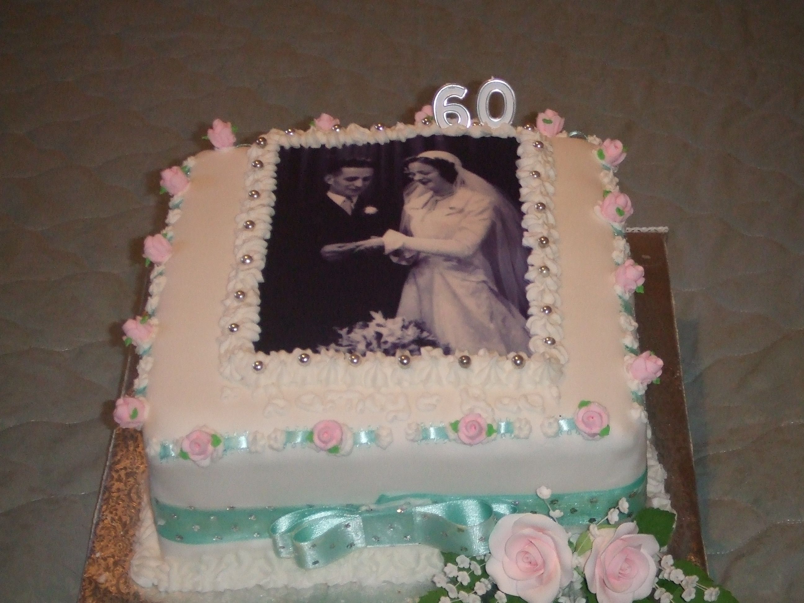 Торт на бриллиантовую свадьбу фото без мастики