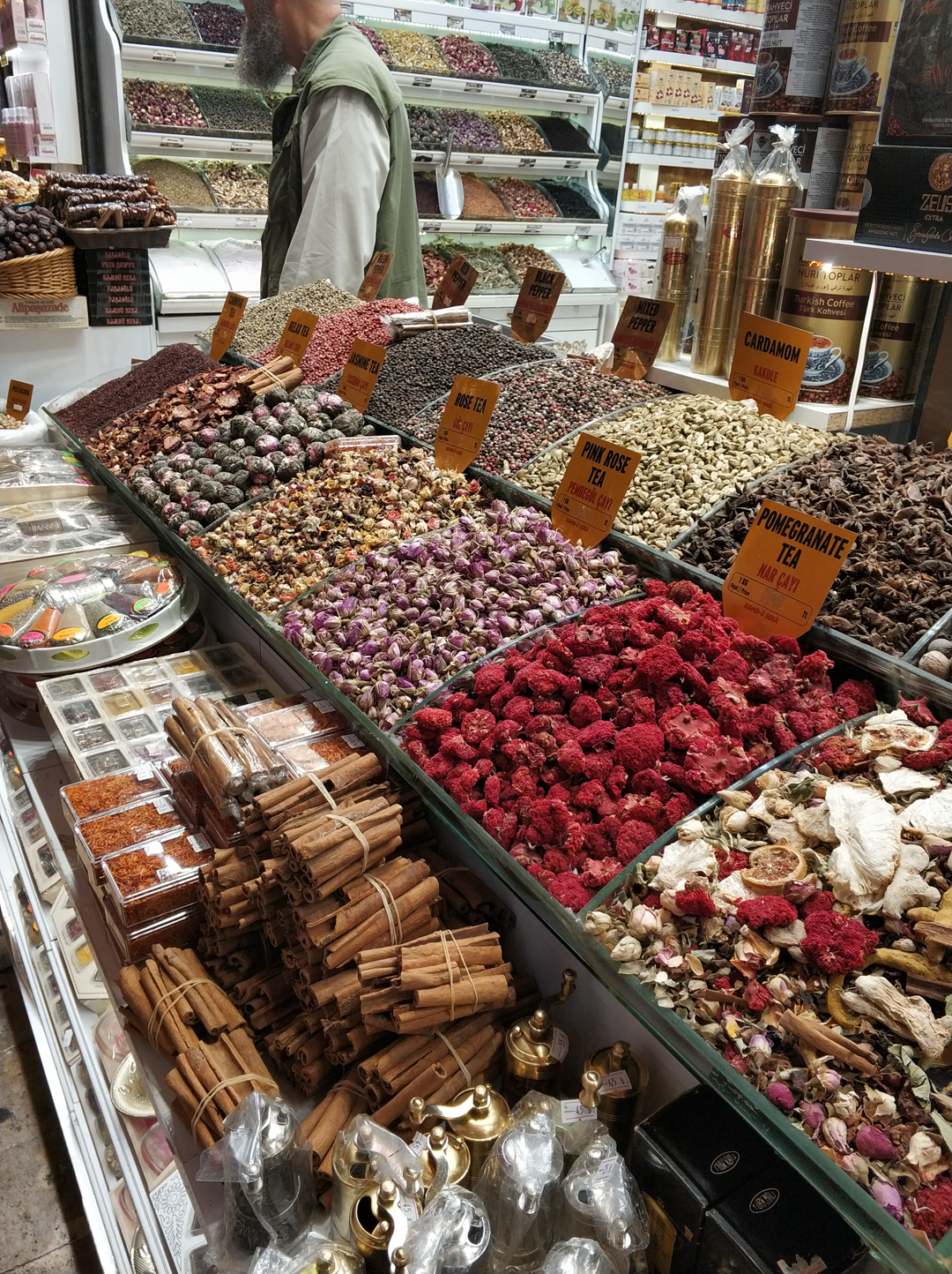 Египетский рынок в Стамбуле лукум