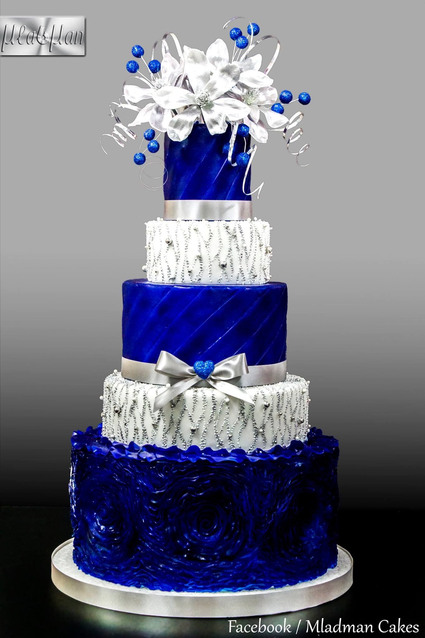 торт на свадьбу 45 лет фото