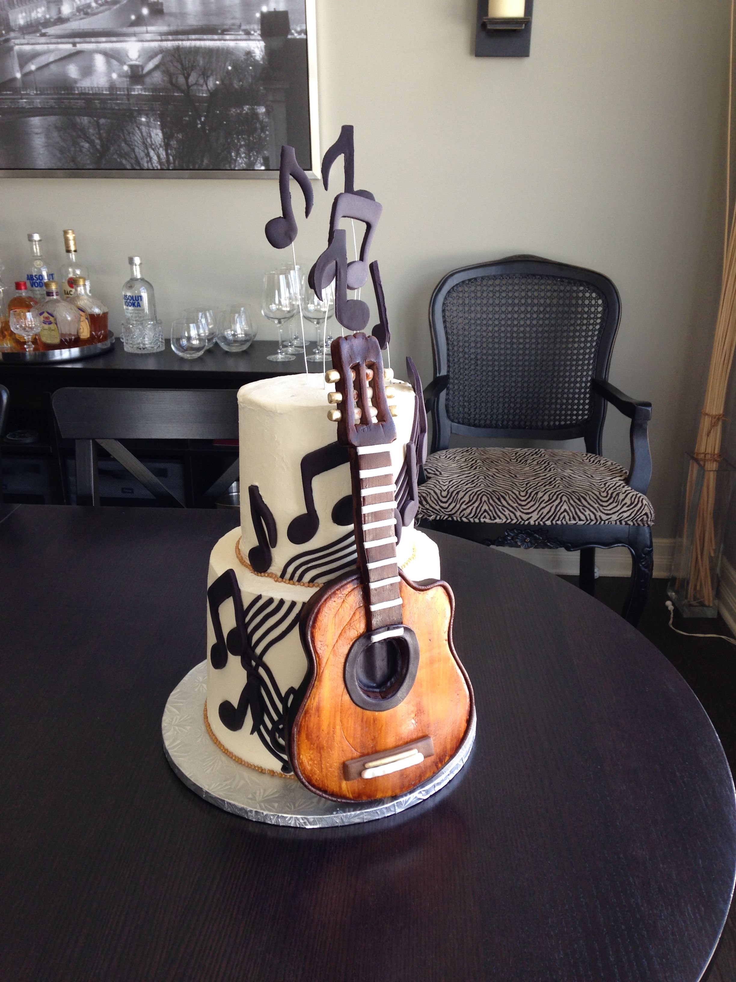 Торт для гитаристки
