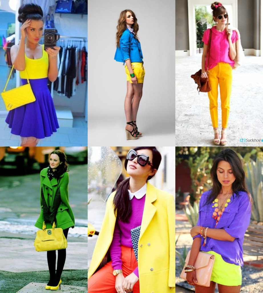 Яркие цвета в одежде